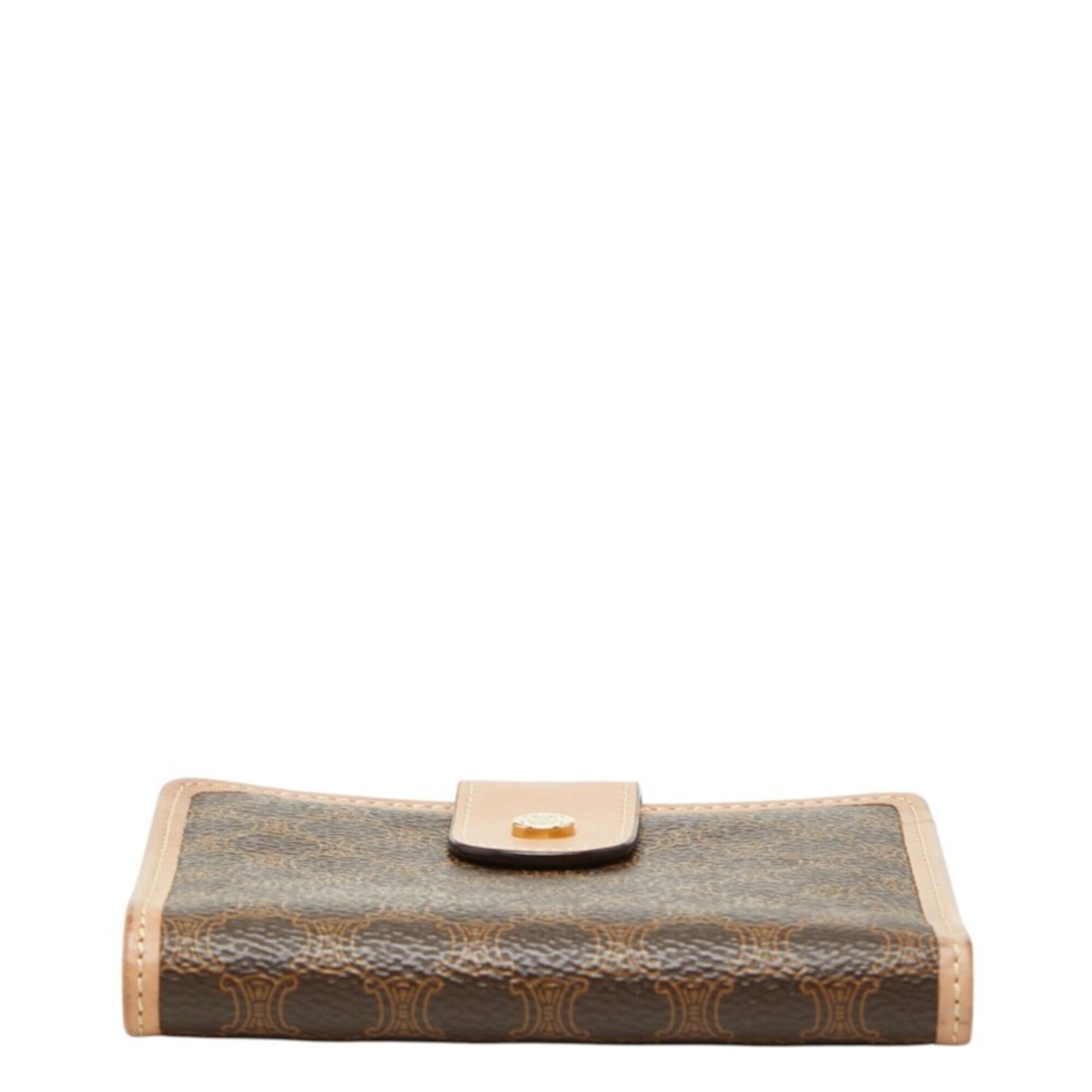 Celine Brown Pvc Leather Wallet (Bi-Fold) (Pre-Owned)