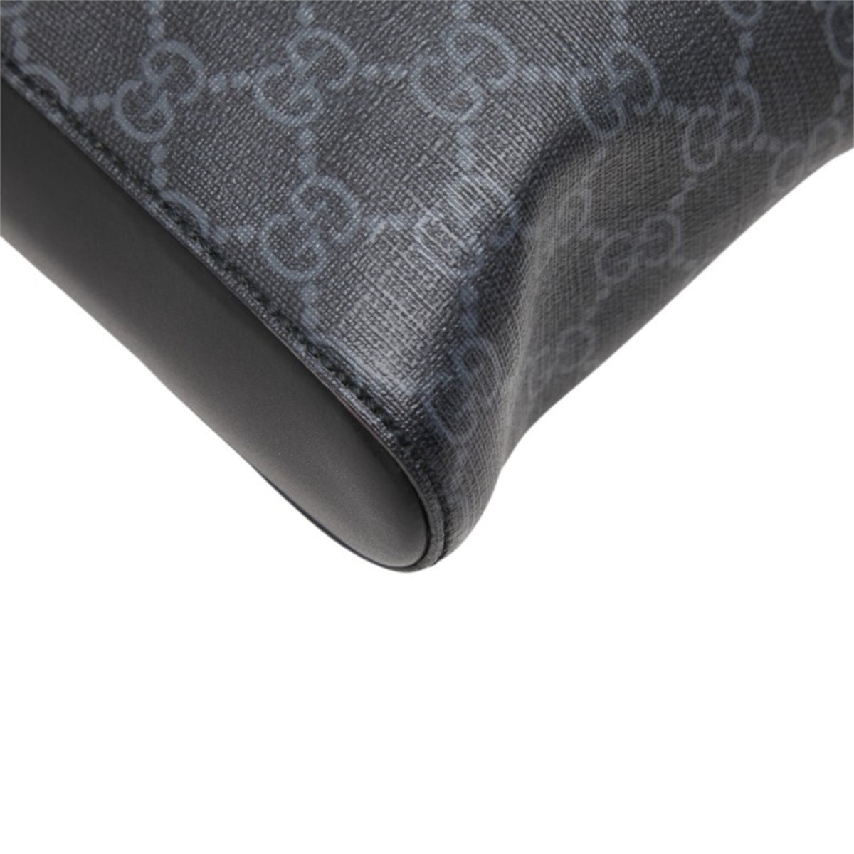 Gucci Gray Pvc Leather Messenger Bag Shoulder Bag (Pre-Owned)