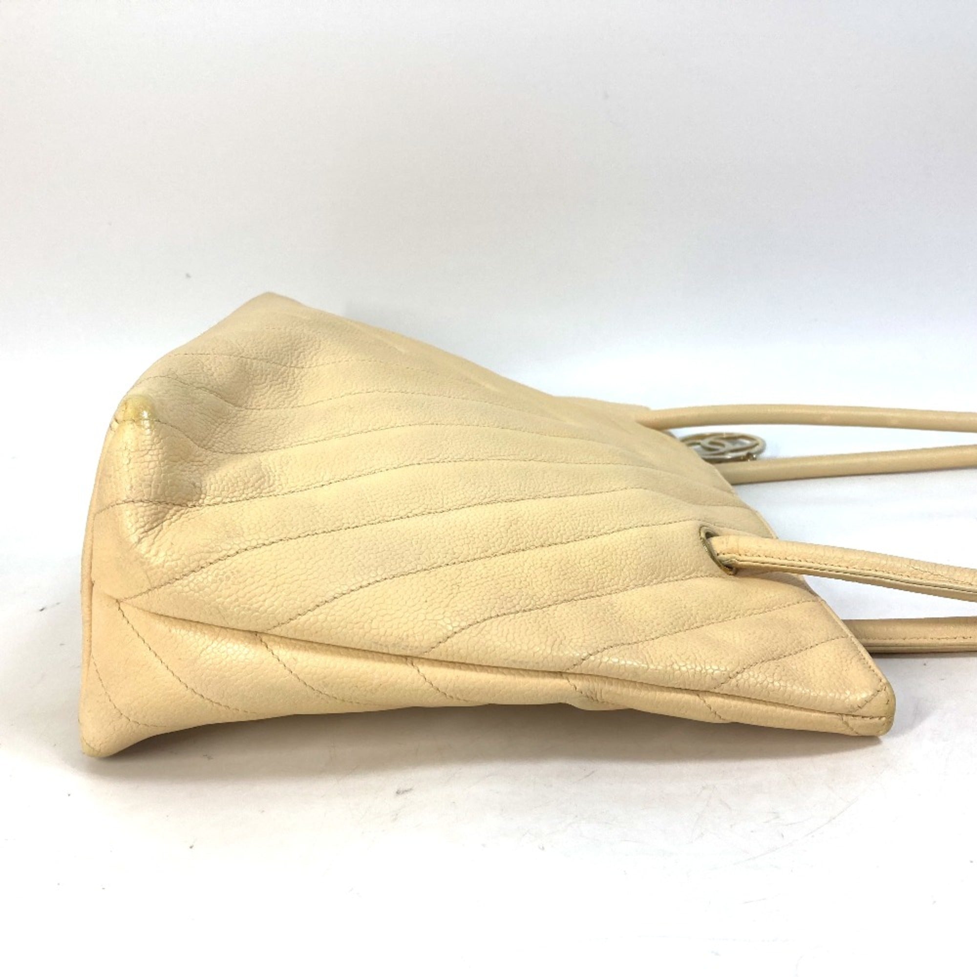Chanel Yellow Leather Shoulder Bag (Pre-Owned)