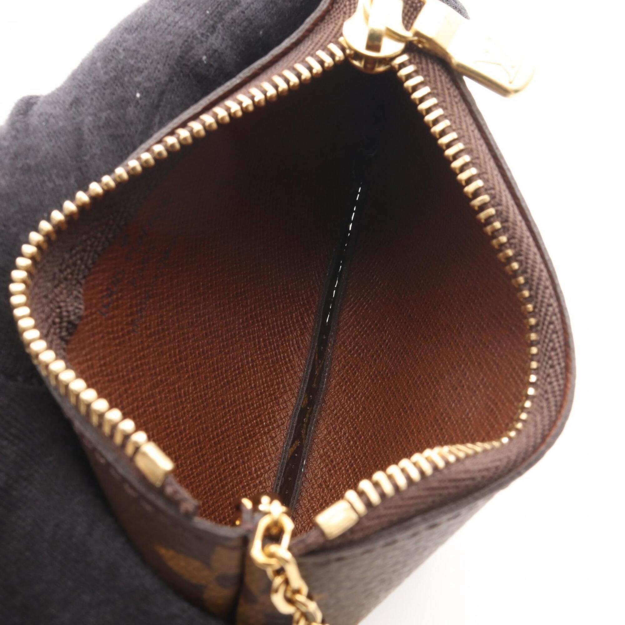 Louis Vuitton Brown Pvc Coin Purse/Coin Case (Pre-Owned)