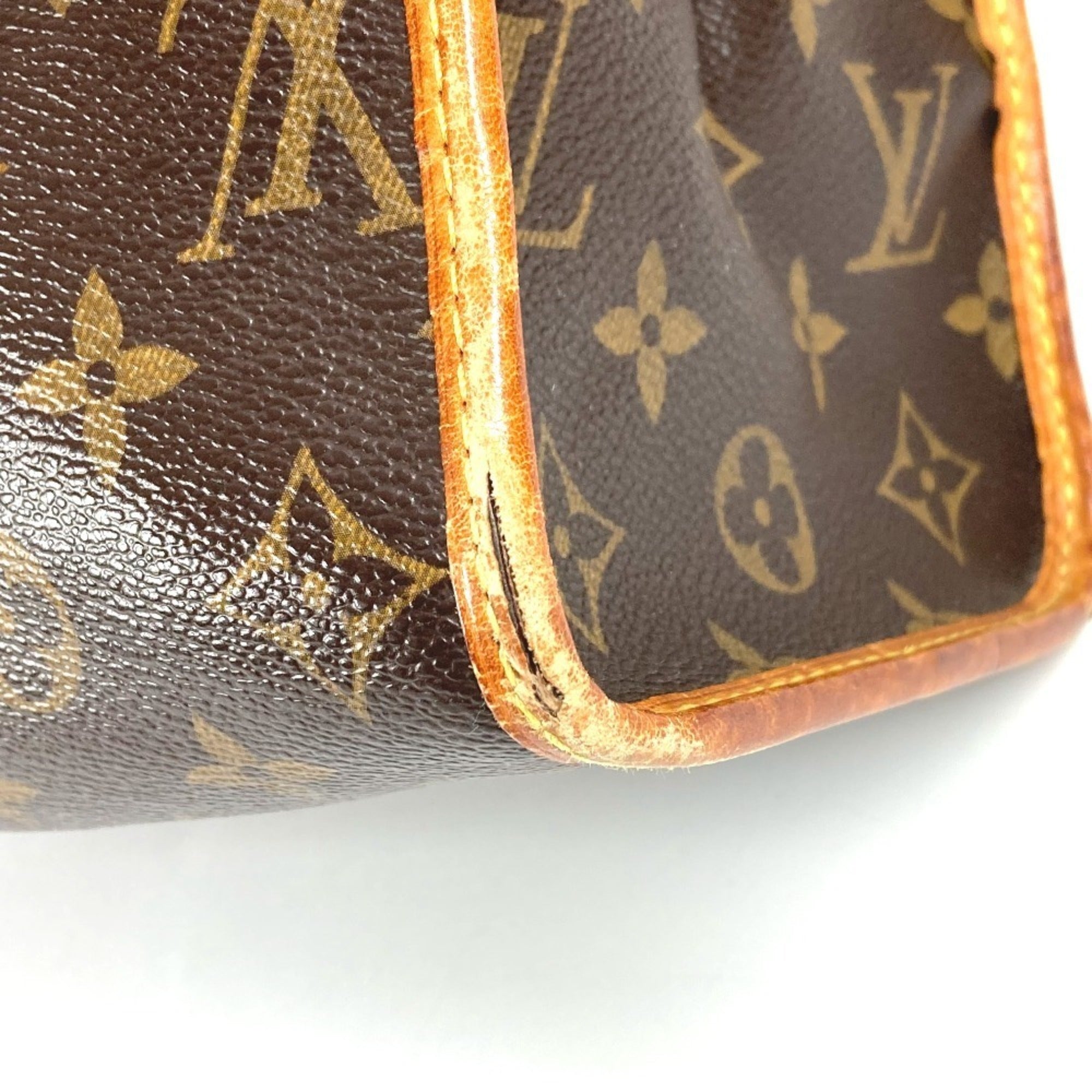 Louis Vuitton Brown Monogram Shoulder Bag Tote Bag (Pre-Owned)