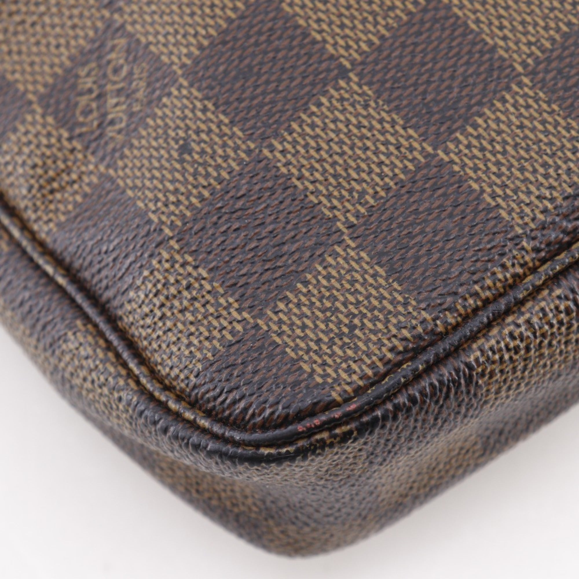Louis Vuitton Brown Damier Canvas Pochette Pouch (Pre-Owned)