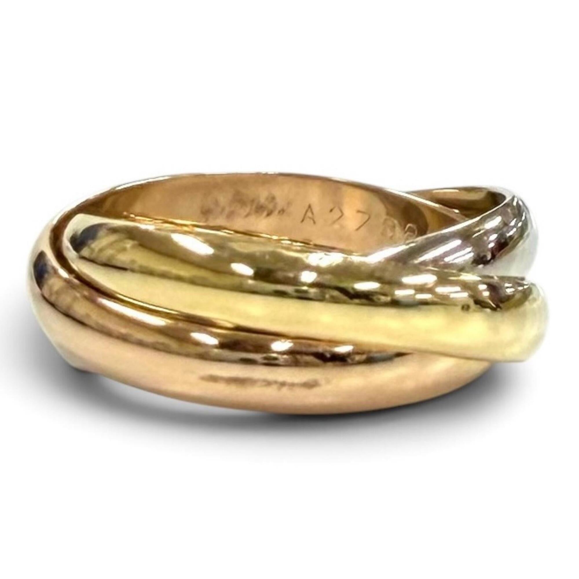 Cartier Pink Gold White Gold Yellow Gold Yellow Gold (18K) Pink Gold (18K) White Gold (18K) Band Ring (Pre-Owned)