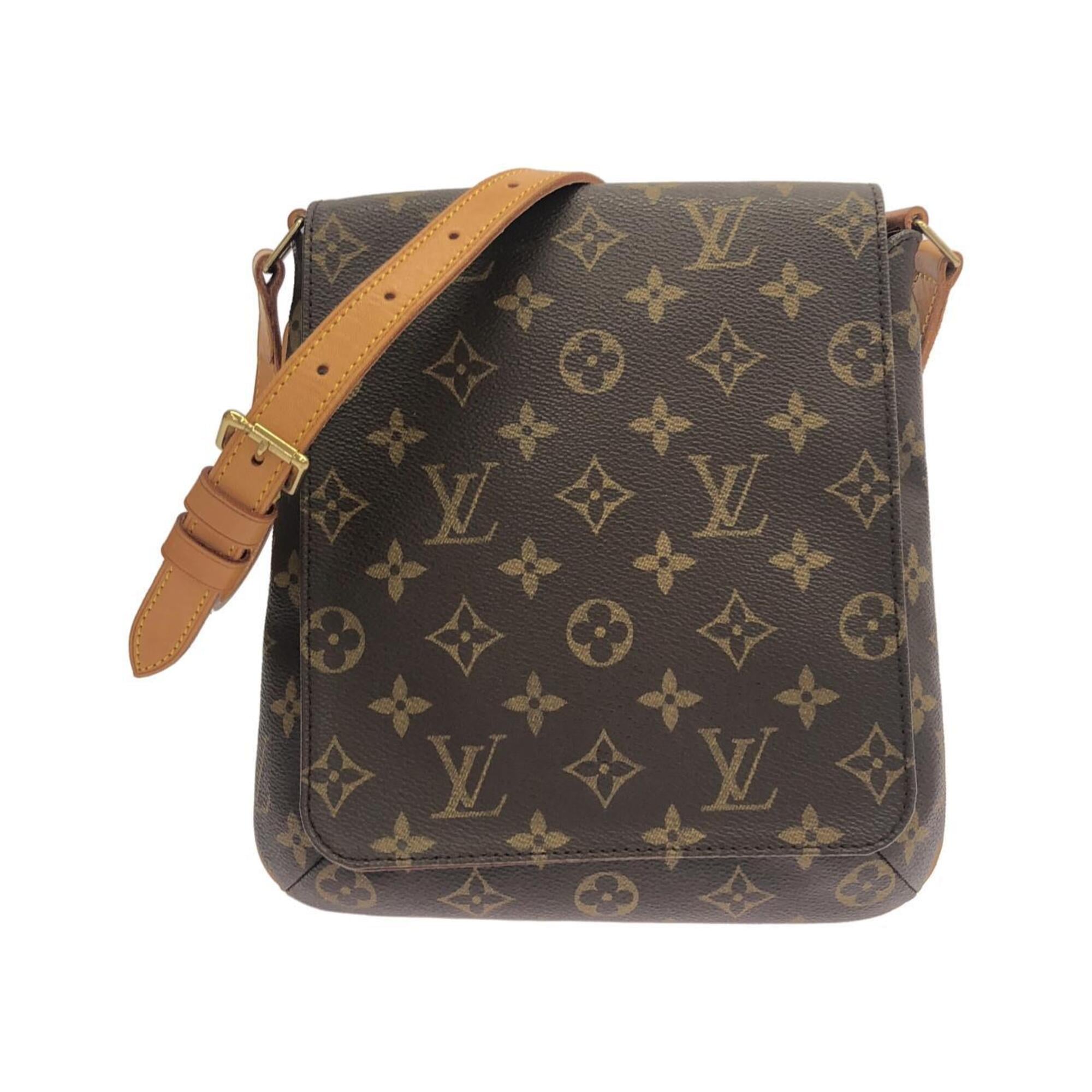 Louis Vuitton Brown Coated Canvas Shoulder Bag (Pre-Owned)