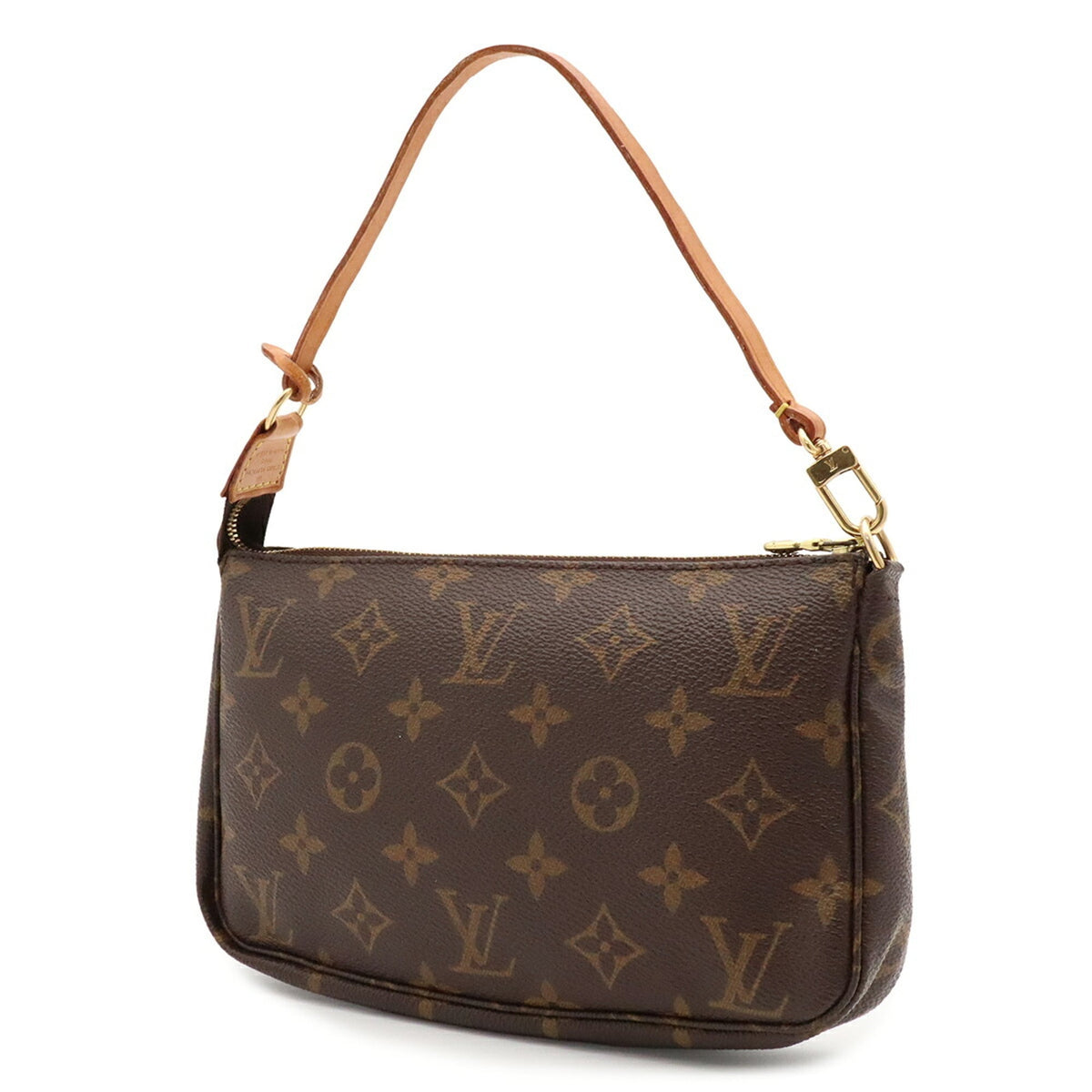 Louis Vuitton Brown Monogram Monogram Handbag Pochette Pouch (Pre-Owned)