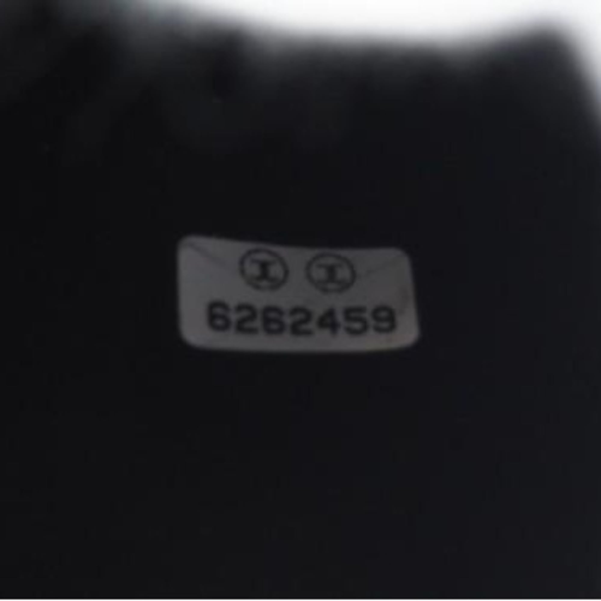 Chanel Black Leather Handbag Vanity Bag (Pre-Owned)