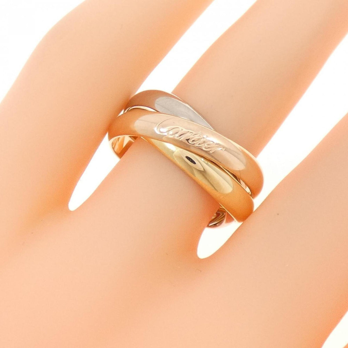 Cartier Yellow Gold (18K) Pink Gold (18K) White Gold (18K) Band Ring (Pre-Owned)