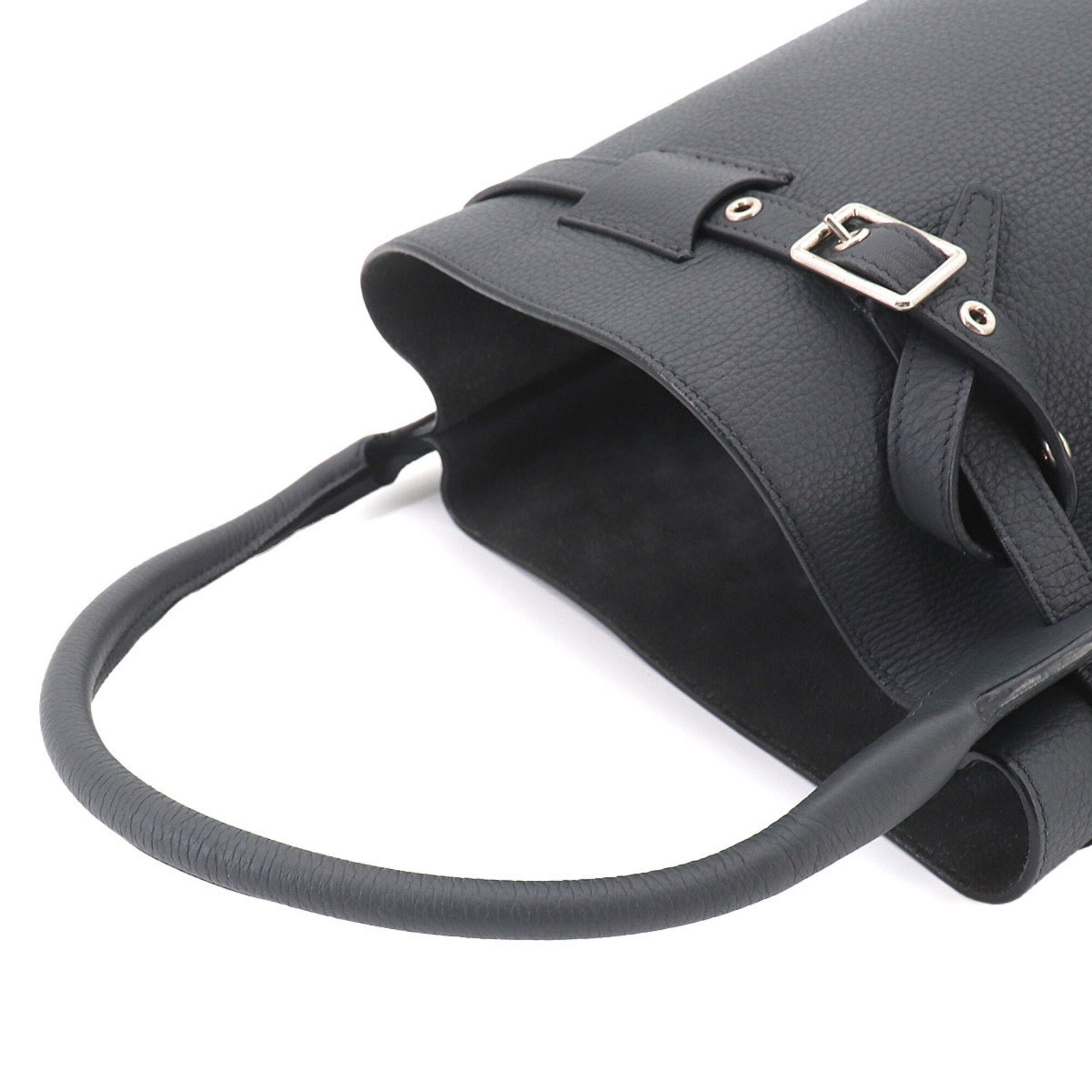 Celine Gray Leather Handbag Pouch (Pre-Owned)