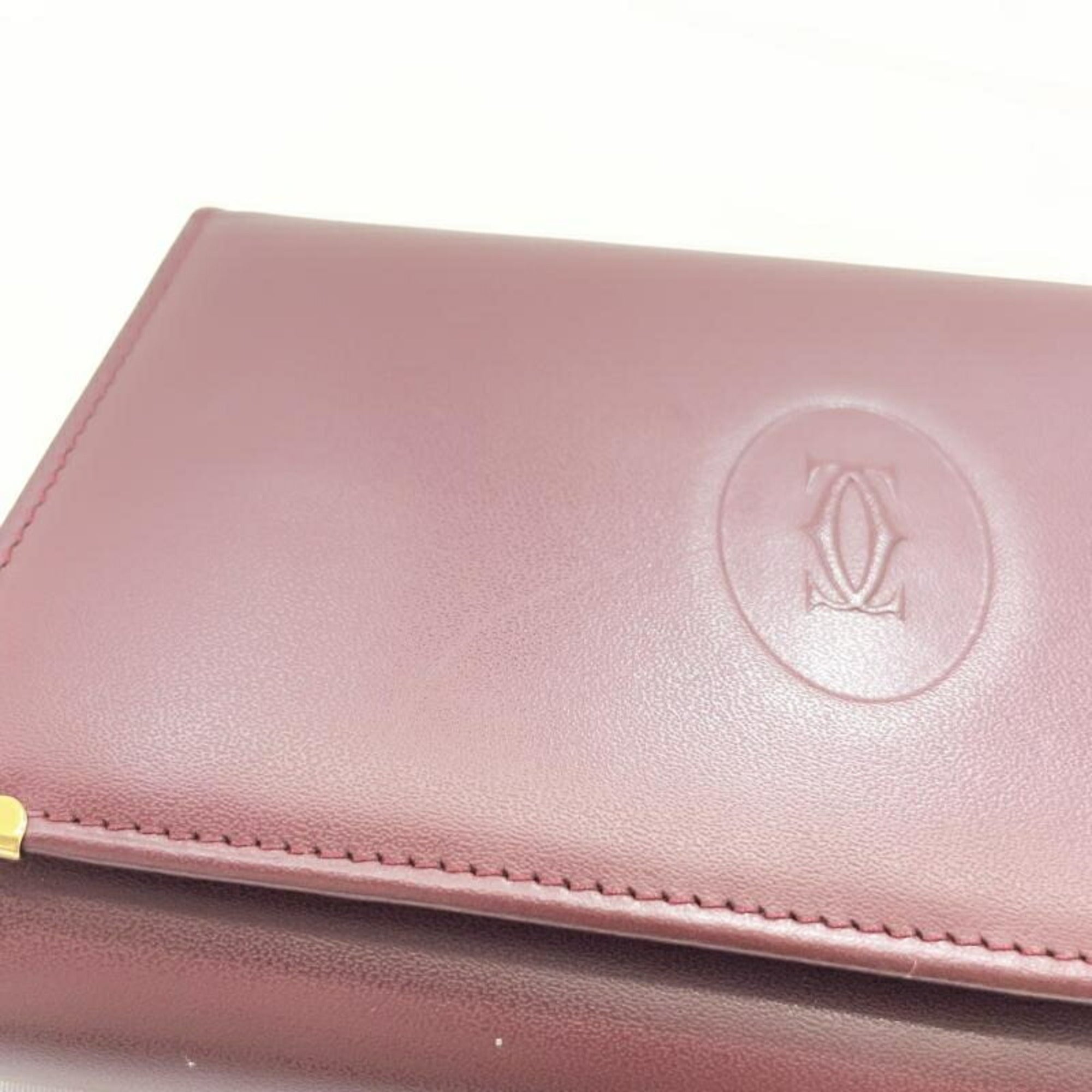 Cartier Red Color Wallet (Bi-Fold) (Pre-Owned)