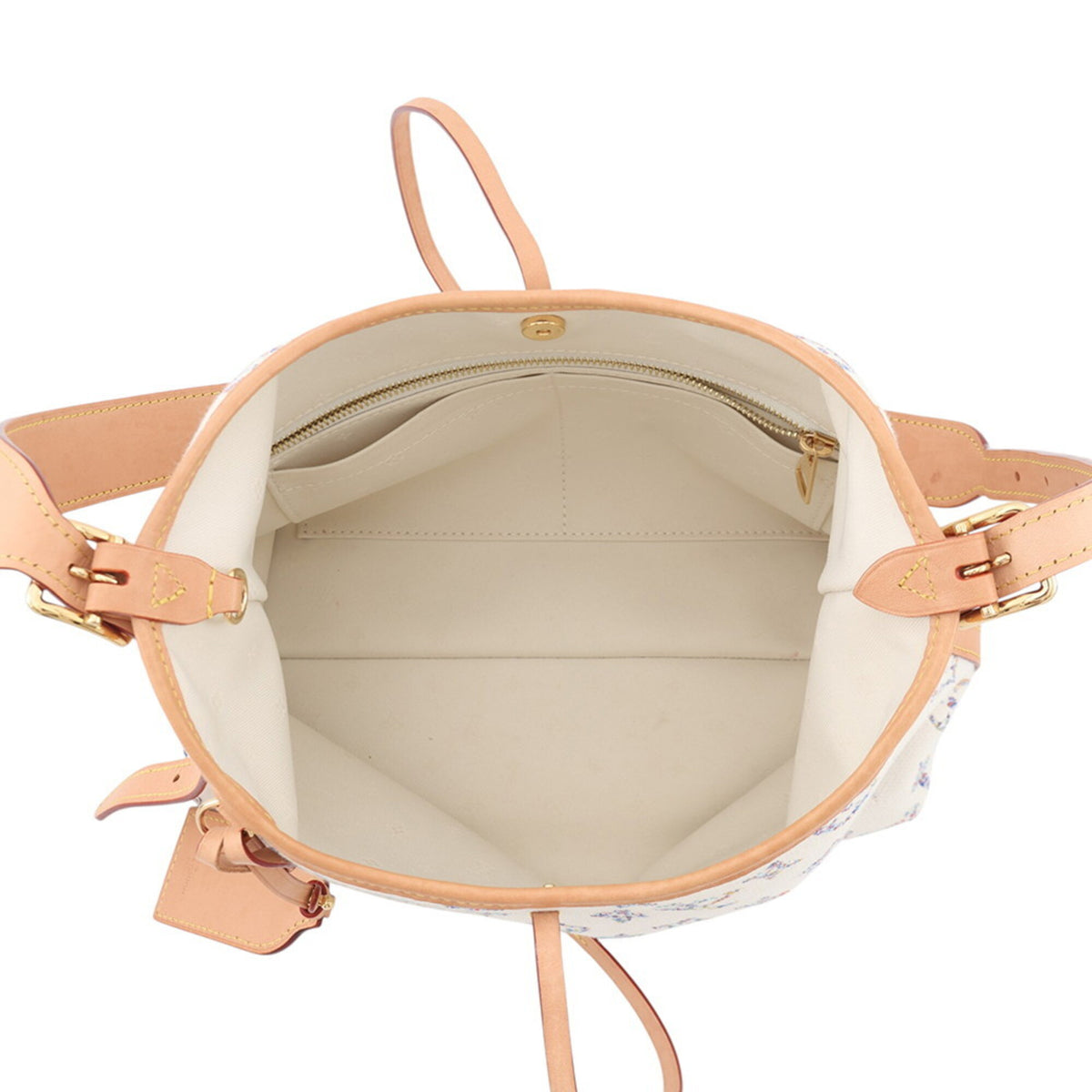 Louis Vuitton Monogram Off-White Or Monogram Handbag Pouch Shoulder Bag (Pre-Owned)
