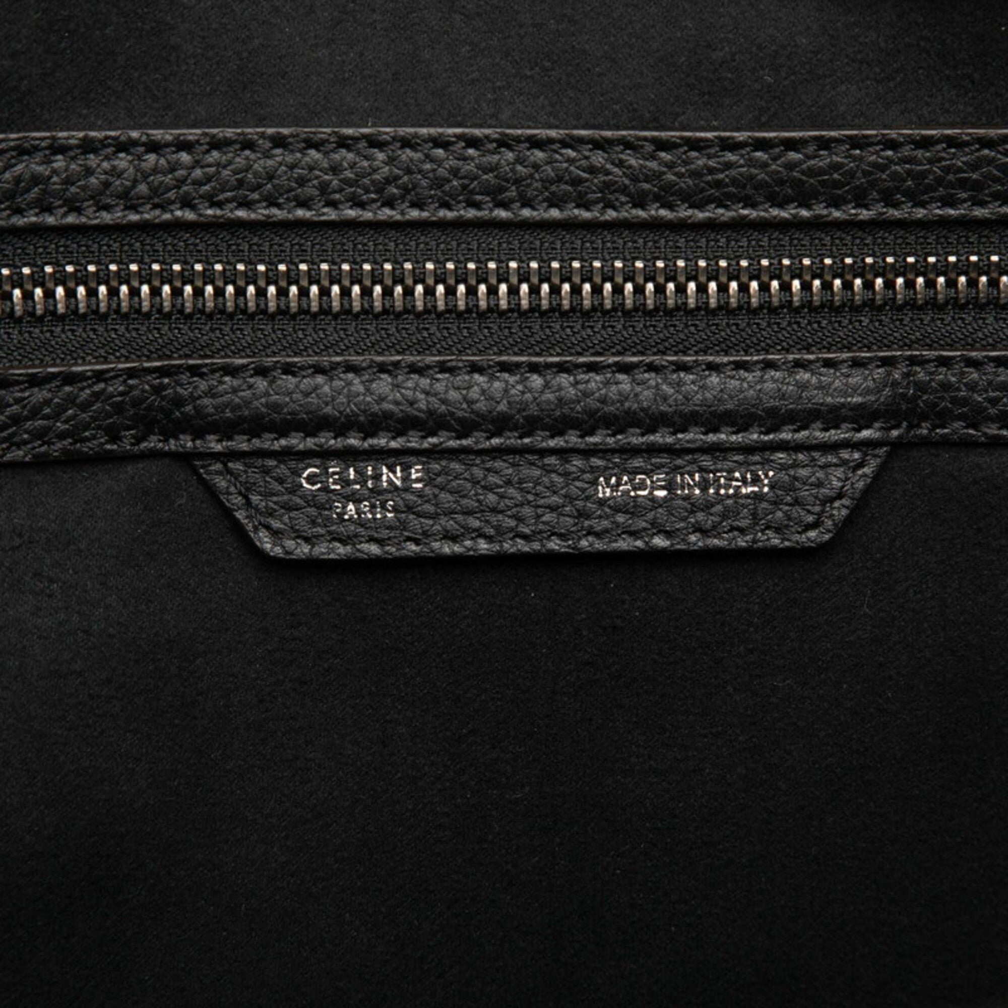 Celine Black Leather Handbag (Pre-Owned)
