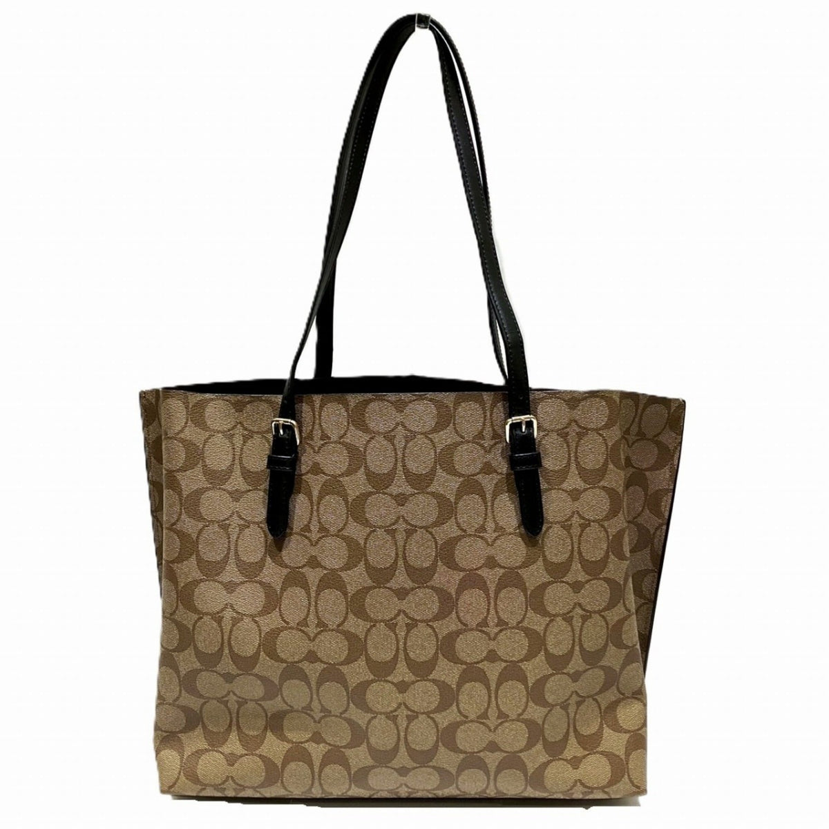 Coach Brown Signature Line Tote Bag (Pre-Owned)