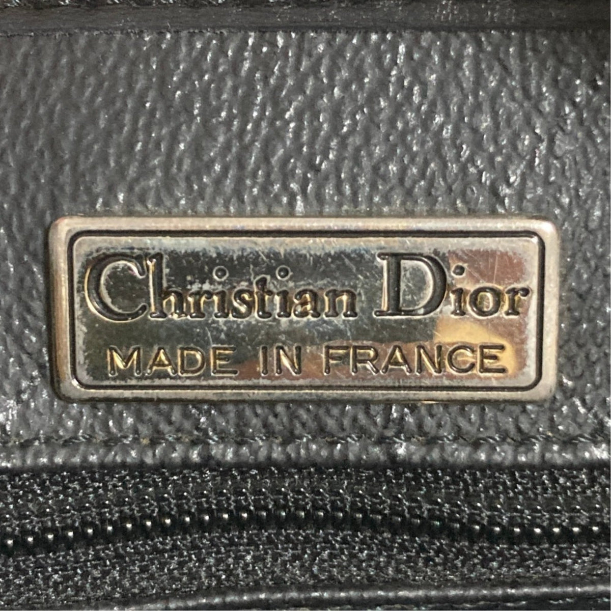 Christian Dior Black Pvc Pouch Shoulder Bag (Pre-Owned)