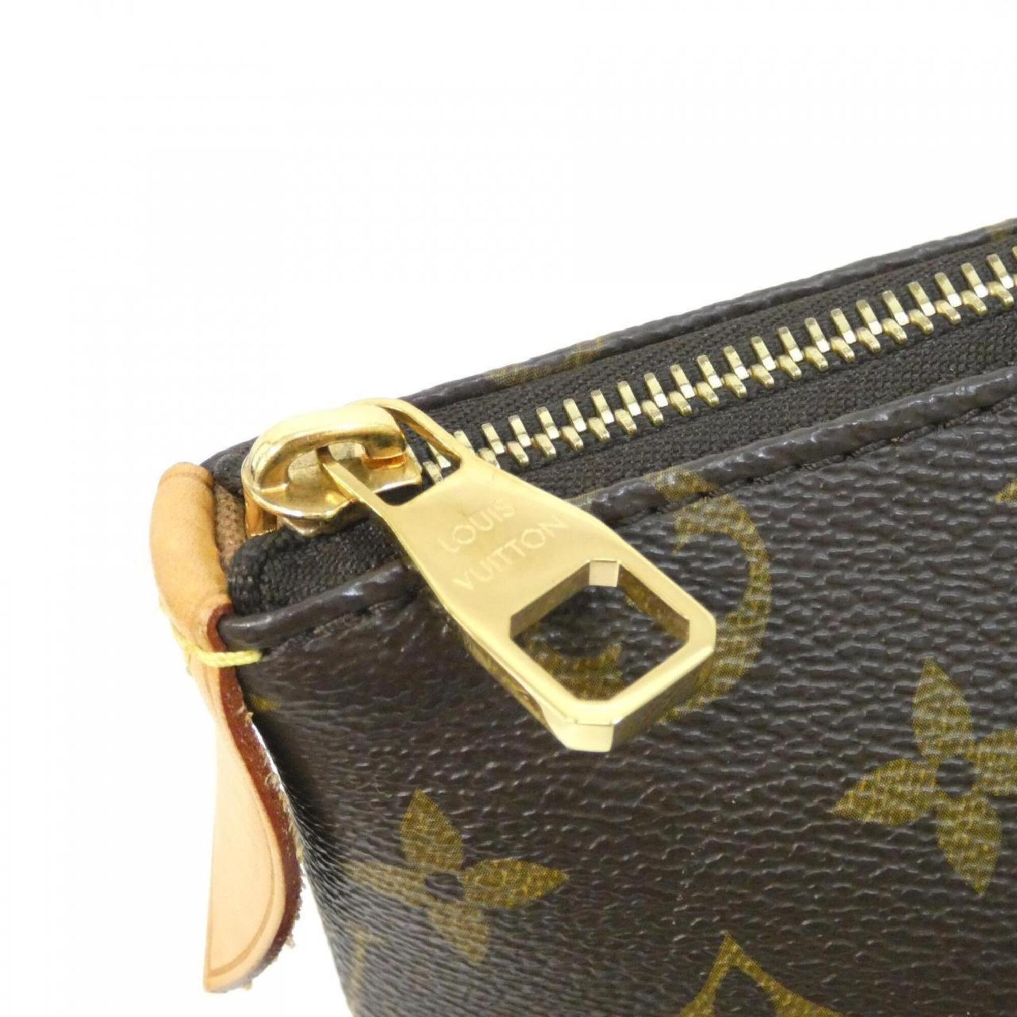 Louis Vuitton Marron Coated Canvas Handbag (Pre-Owned)