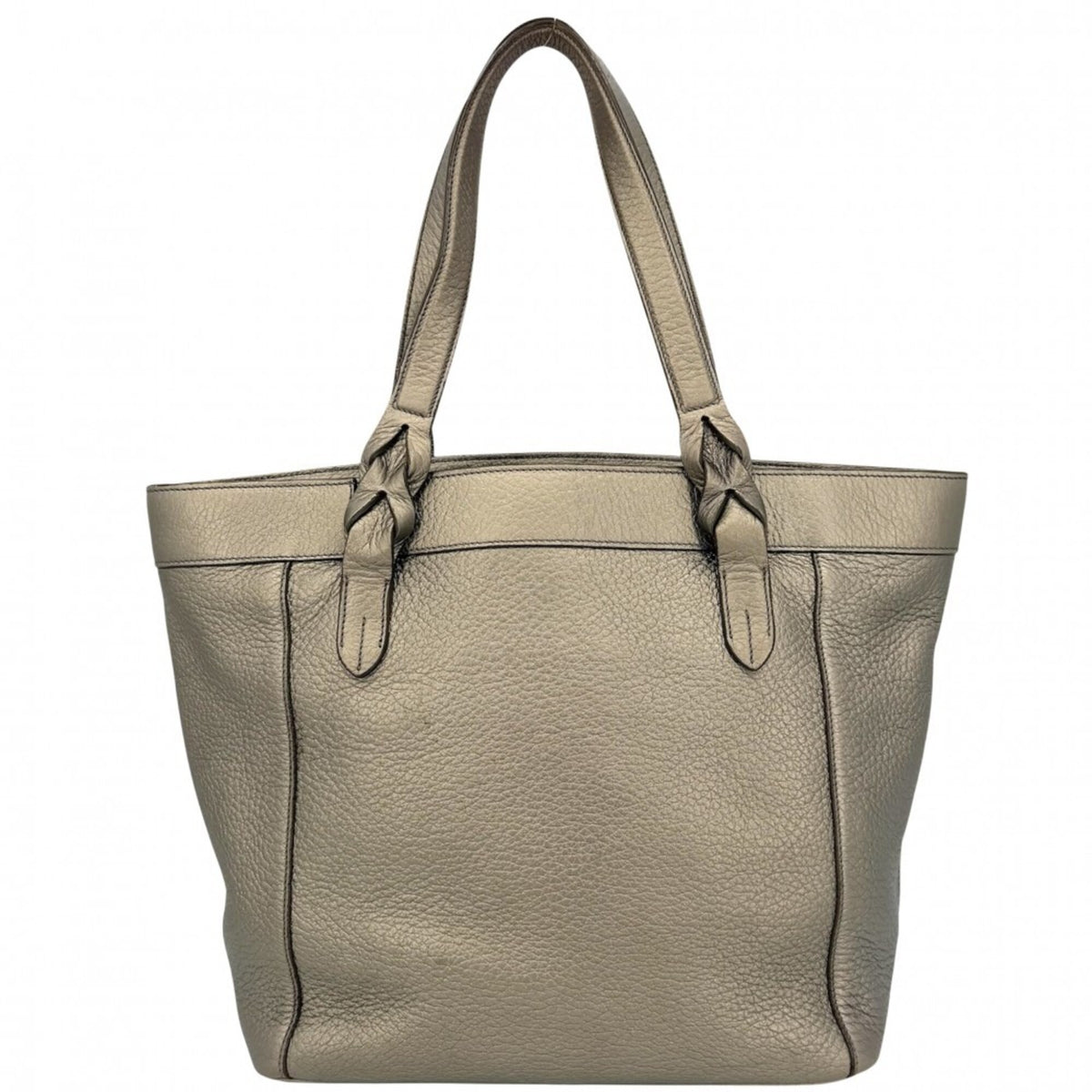 Loewe Gold Leather Handbag Tote Bag (Pre-Owned)