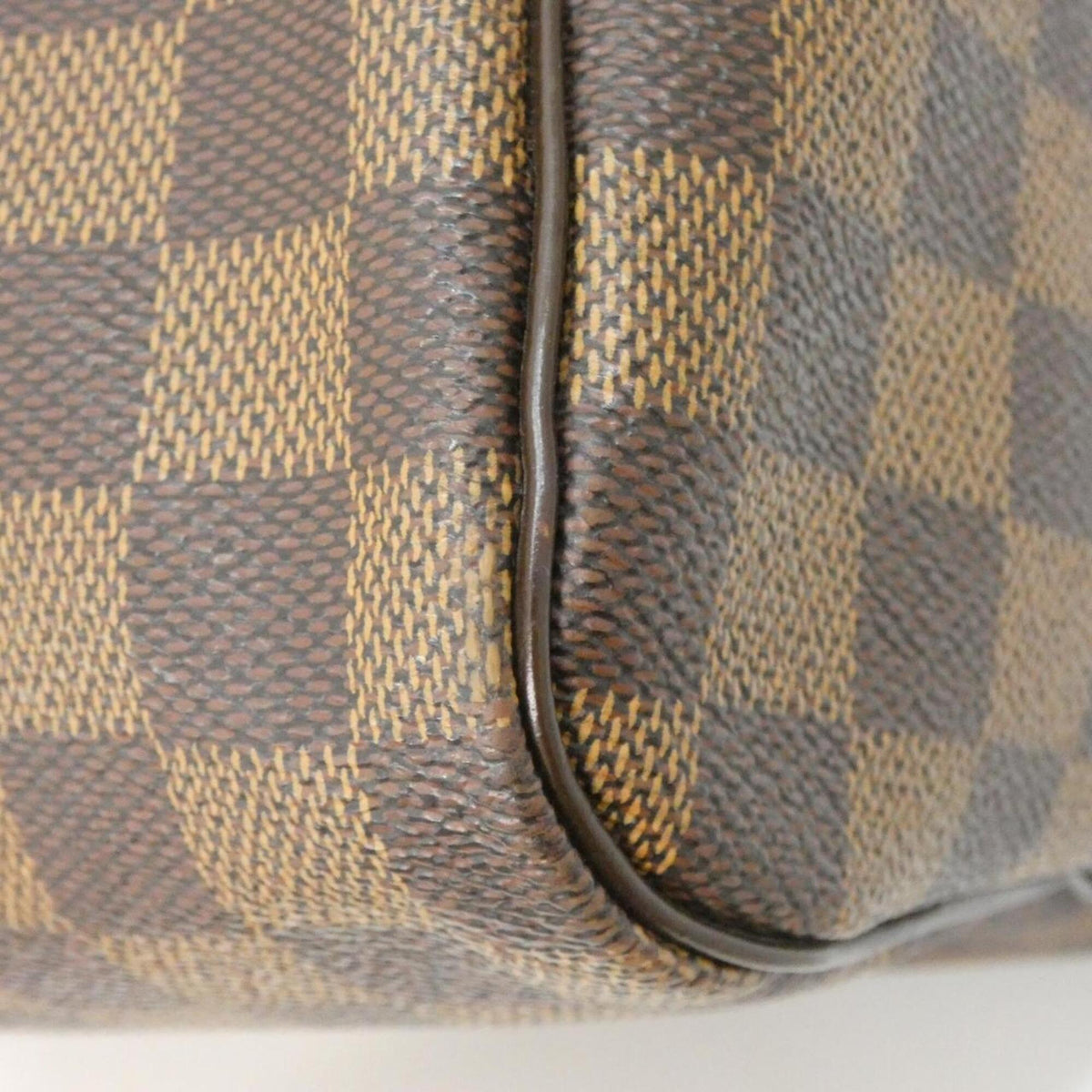 Louis Vuitton Ebene Coated Canvas Boston Bag (Pre-Owned)
