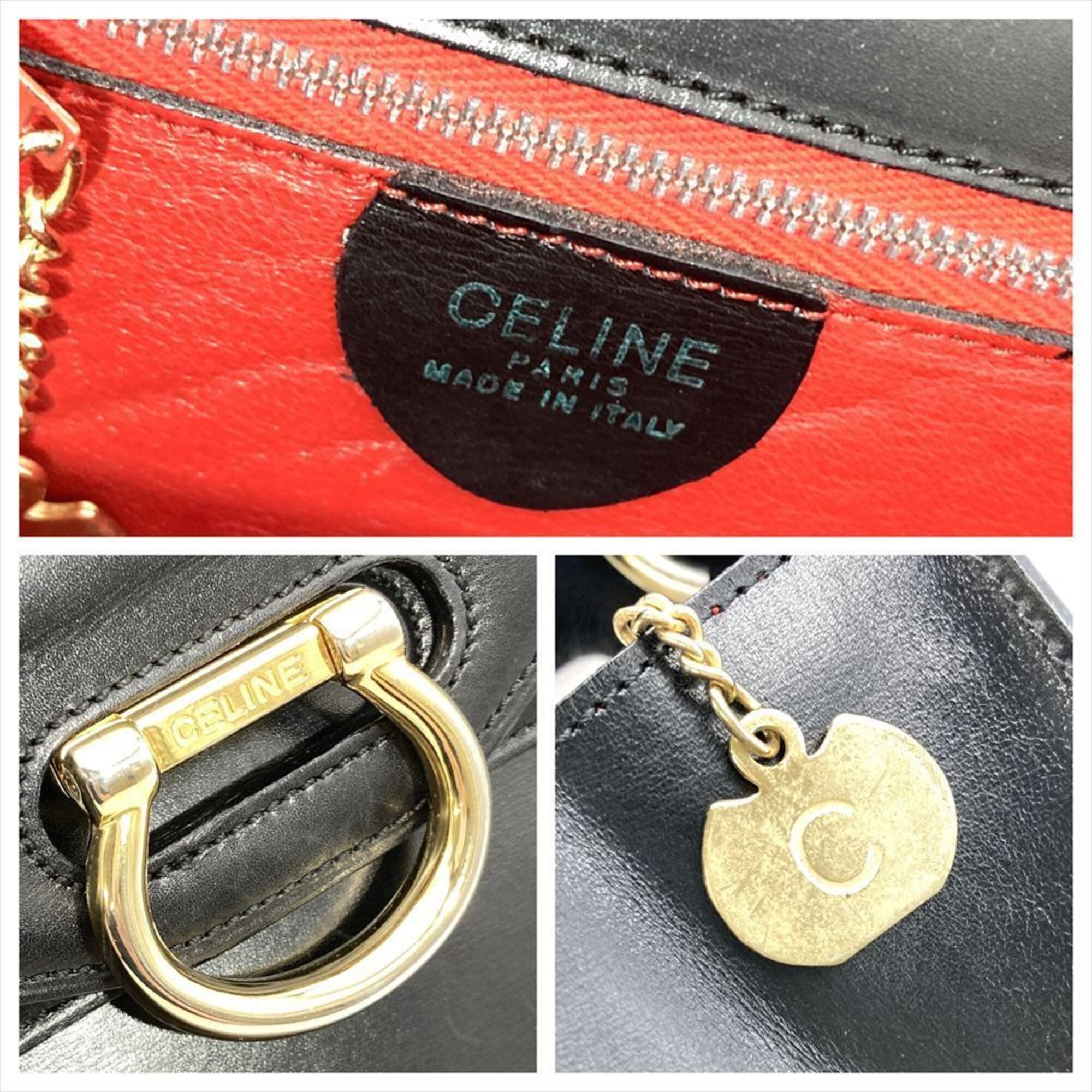Celine Black Leather Handbag (Pre-Owned)