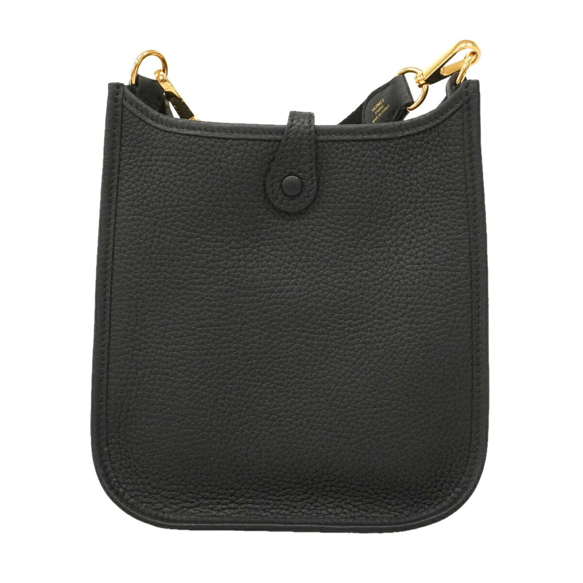 Hermes Black Taurillon Clemence Leather Shoulder Bag (Pre-Owned)