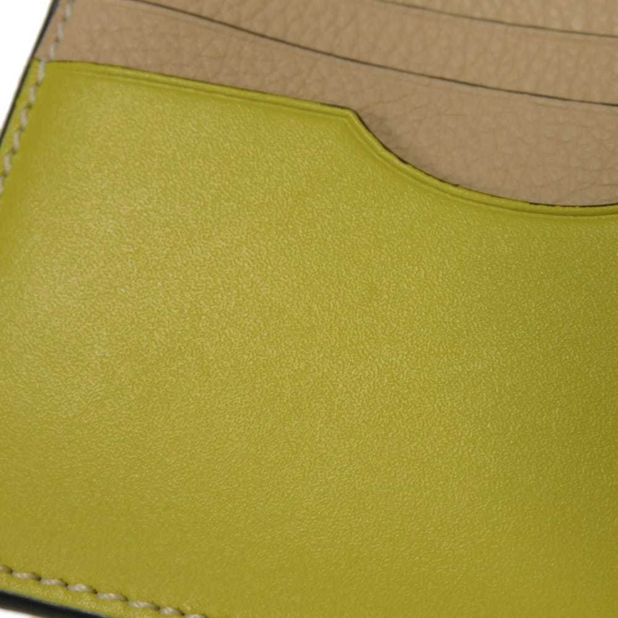 Loewe Nude Beige Leather Coin Purse/Coin Case (Pre-Owned)