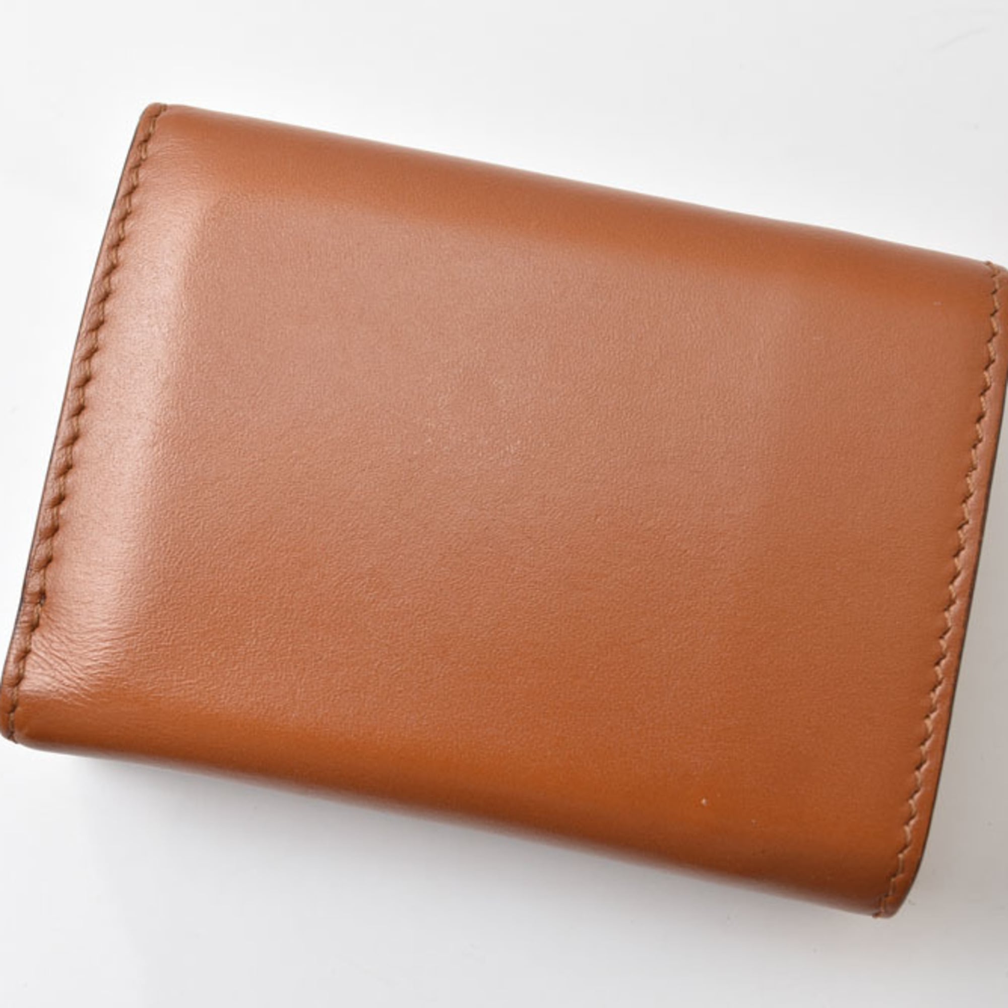 Fendi Brown Leather Wallet (Tri-Fold) (Pre-Owned)