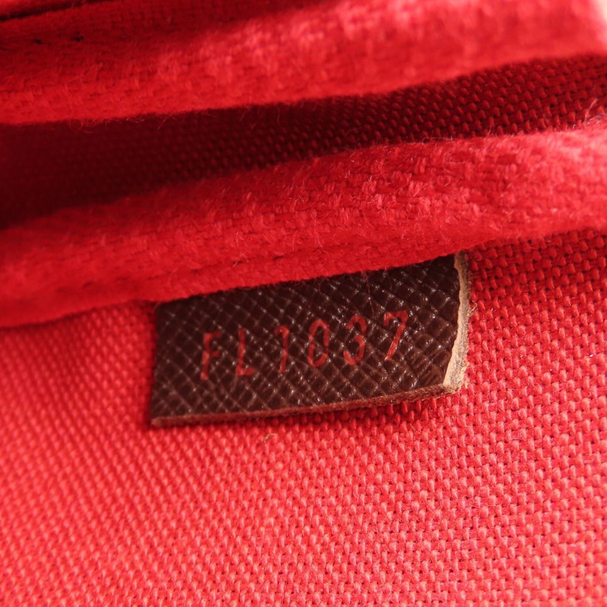 Louis Vuitton Ebene Damier Canvas Shoulder Bag (Pre-Owned)