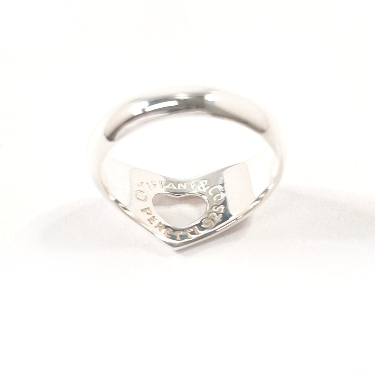 Tiffany Silver Silver 925 Band Ring (Pre-Owned)
