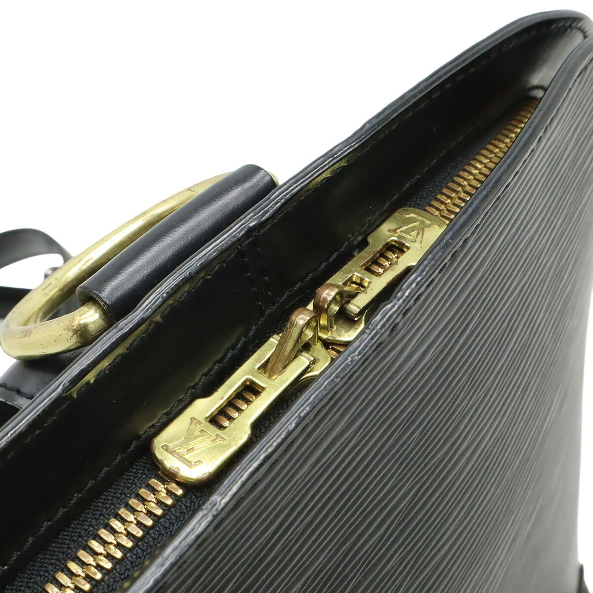Louis Vuitton Noir Epi Leather Backpack Shoulder Bag (Pre-Owned)