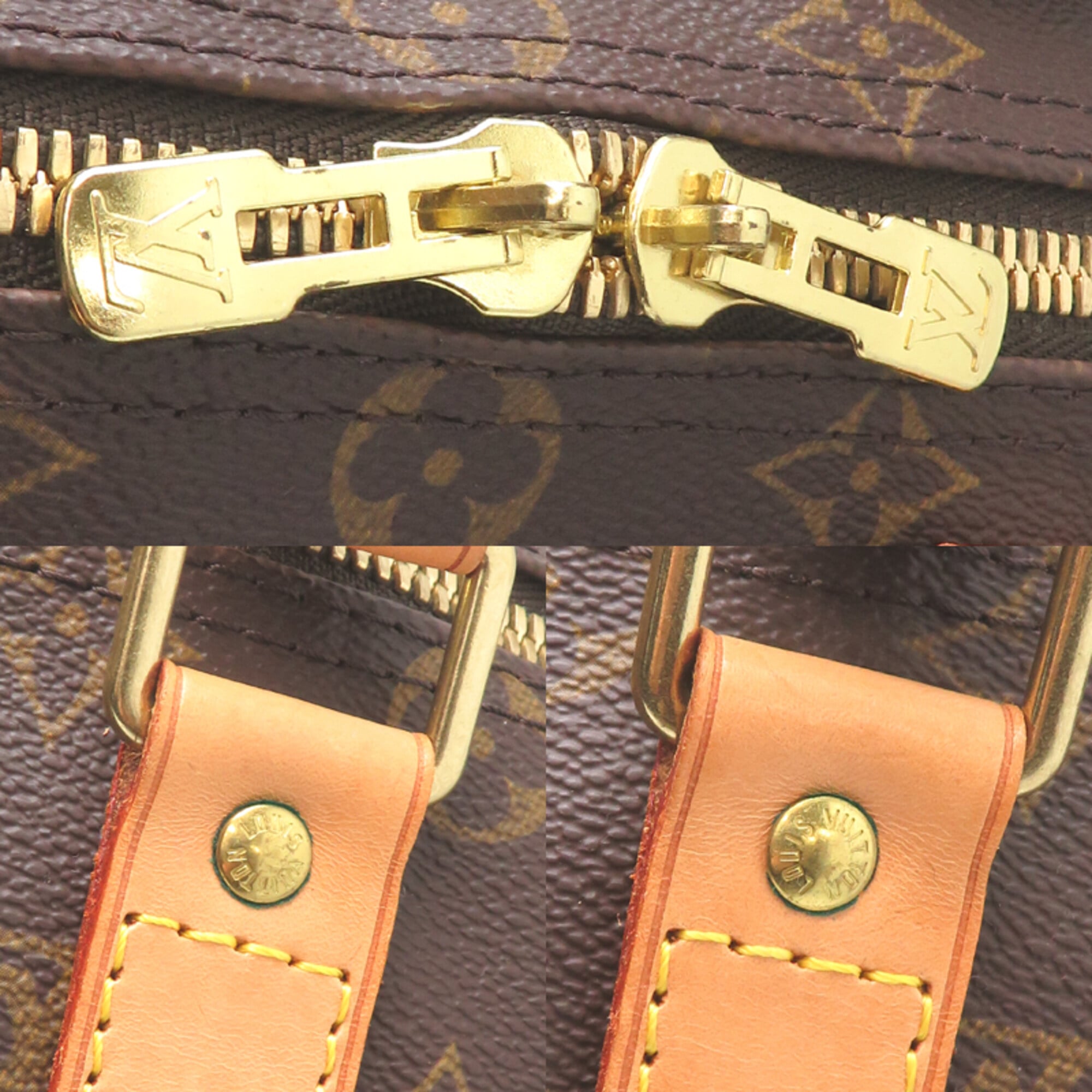 Louis Vuitton Brown Monogram Boston Bag (Pre-Owned)