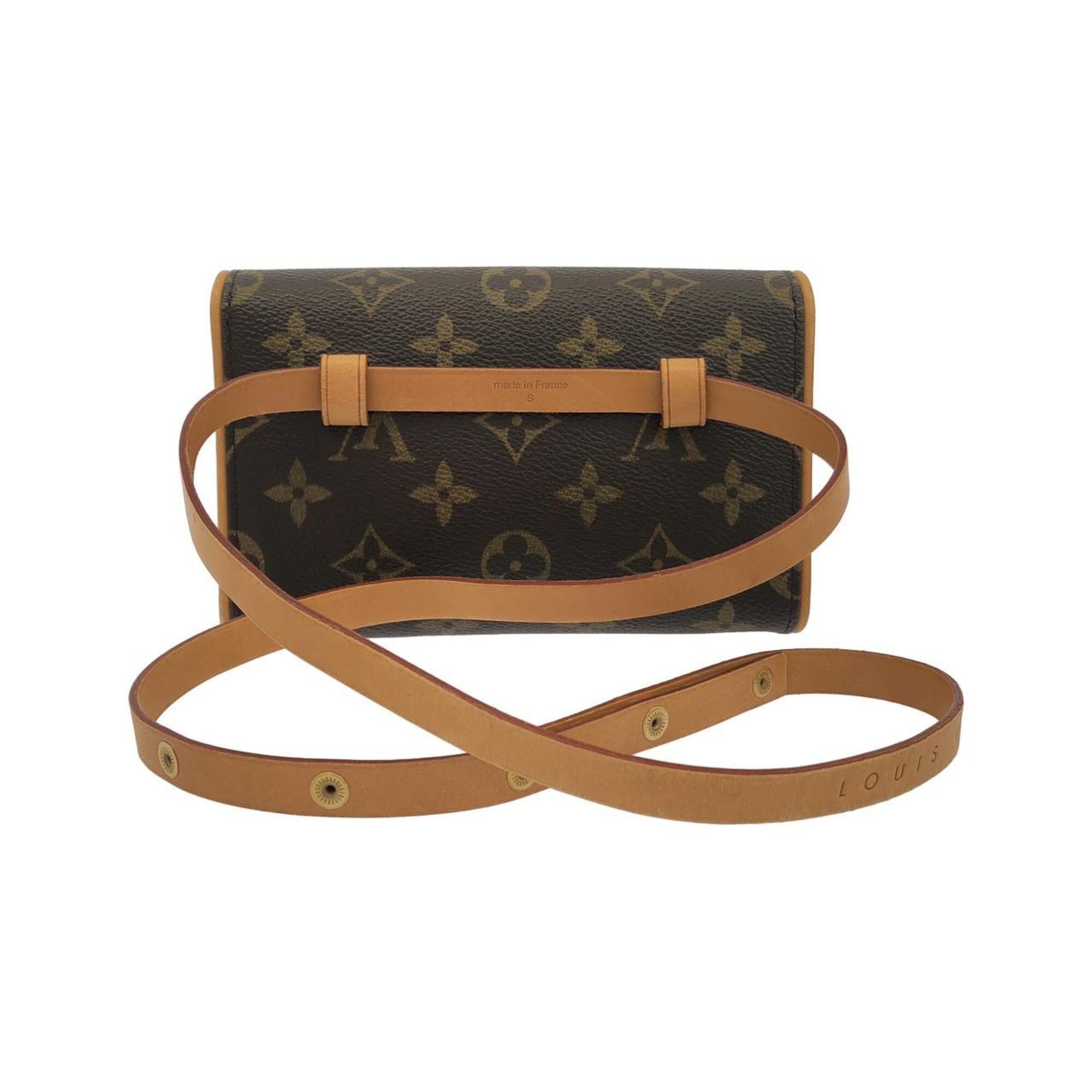 Louis Vuitton Brown Coated Canvas Fanny Pack Pochette (Pre-Owned)