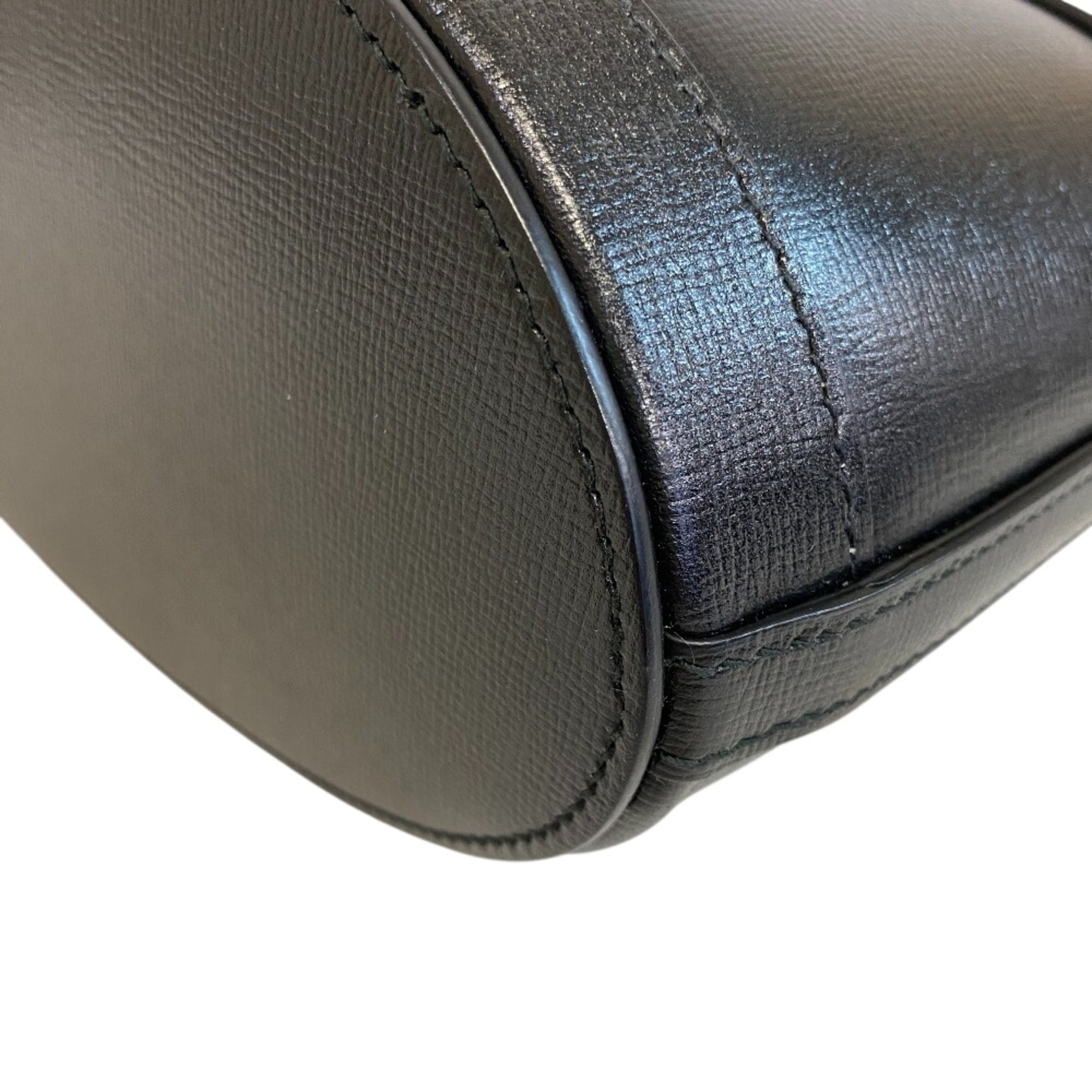 Gucci Black Leather Shoulder Bag (Pre-Owned)