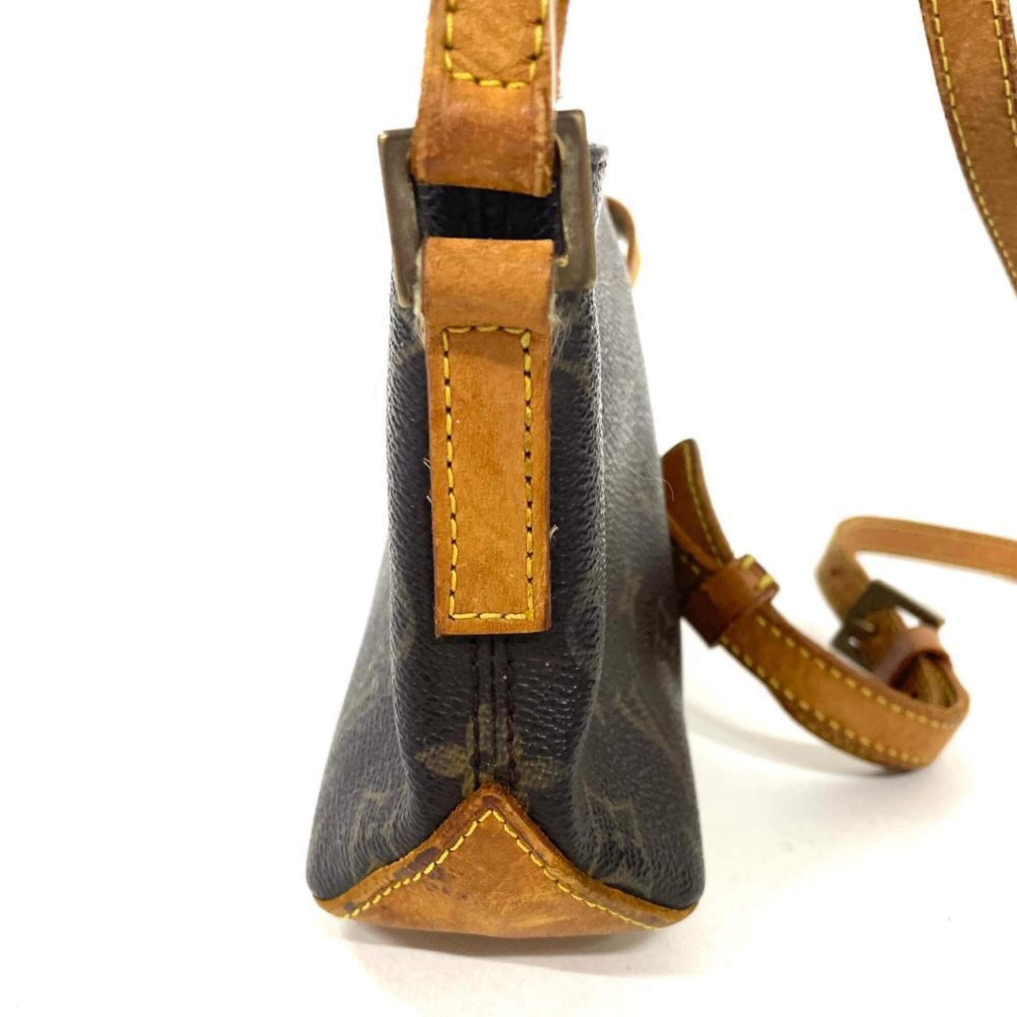 Louis Vuitton Brown Monogram Canvas Shoulder Bag (Pre-Owned)