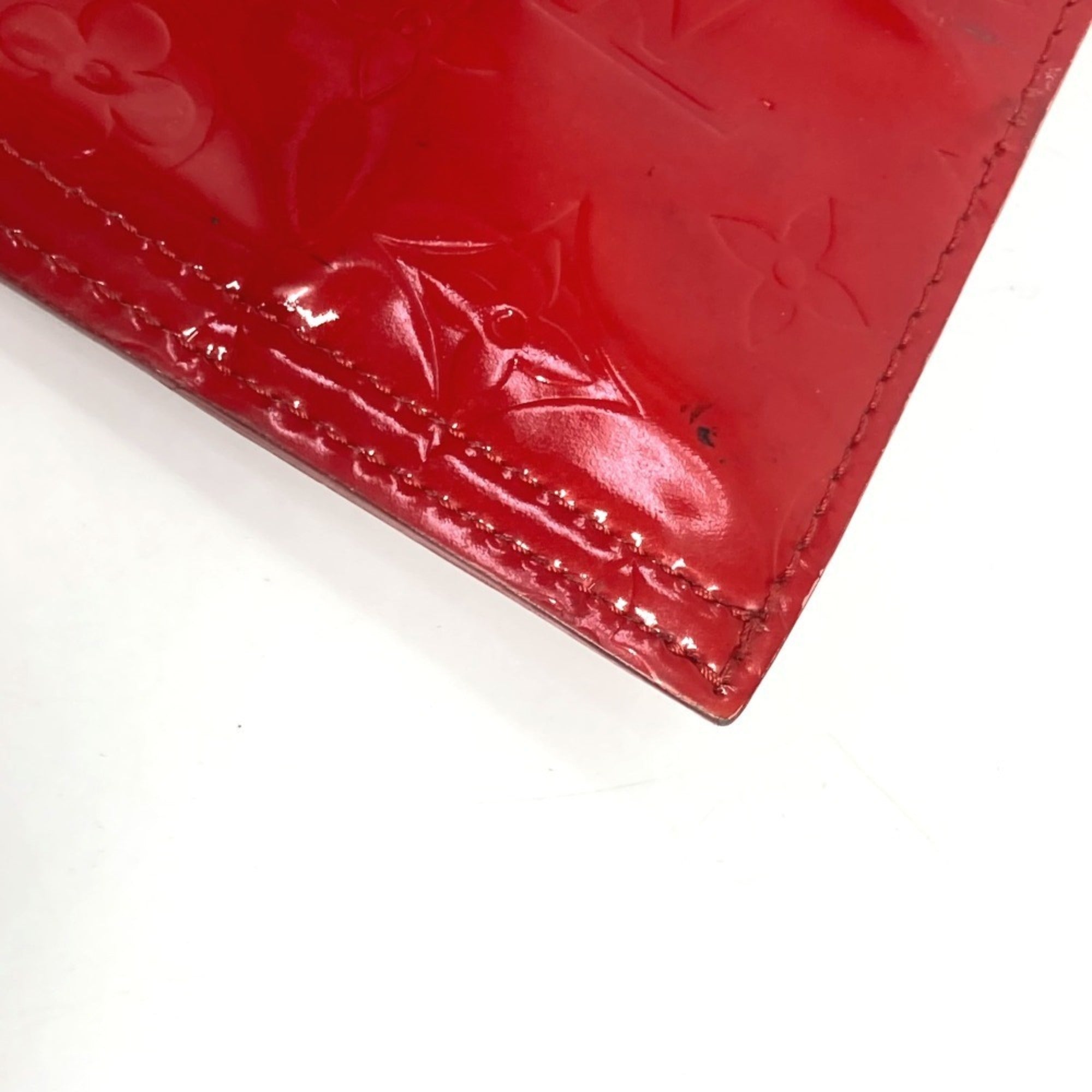 Louis Vuitton Monogram Vernis Red Color Monogram Vernis Handbag (Pre-Owned)