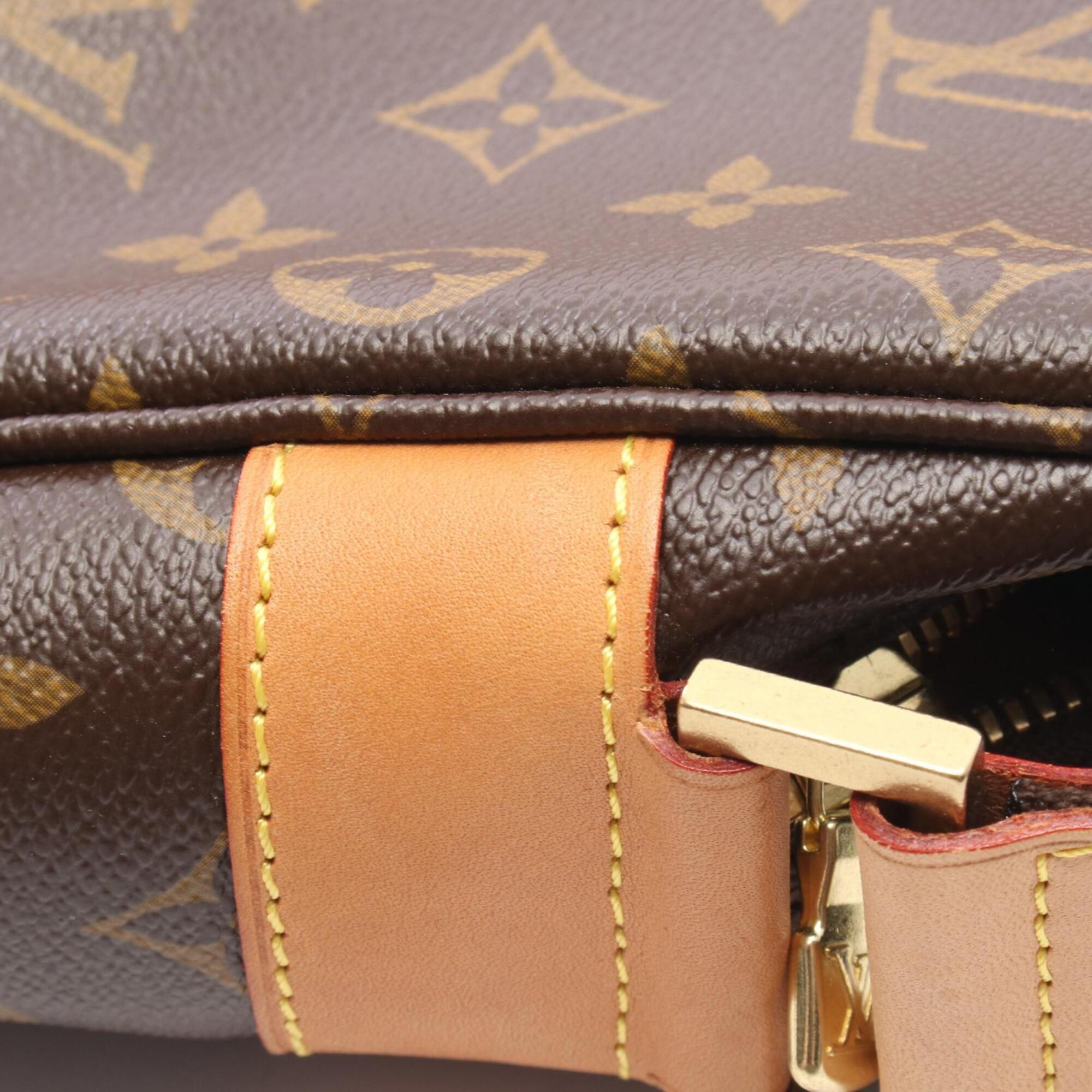 Louis Vuitton Brown Pvc Leather Handbag (Pre-Owned)