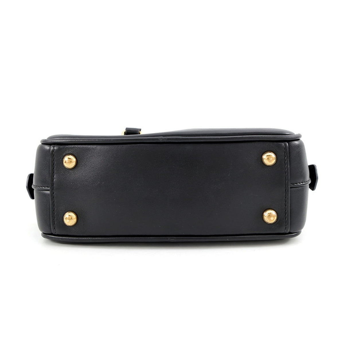 Miu Miu Black Leather Handbag Shoulder Bag (Pre-Owned)