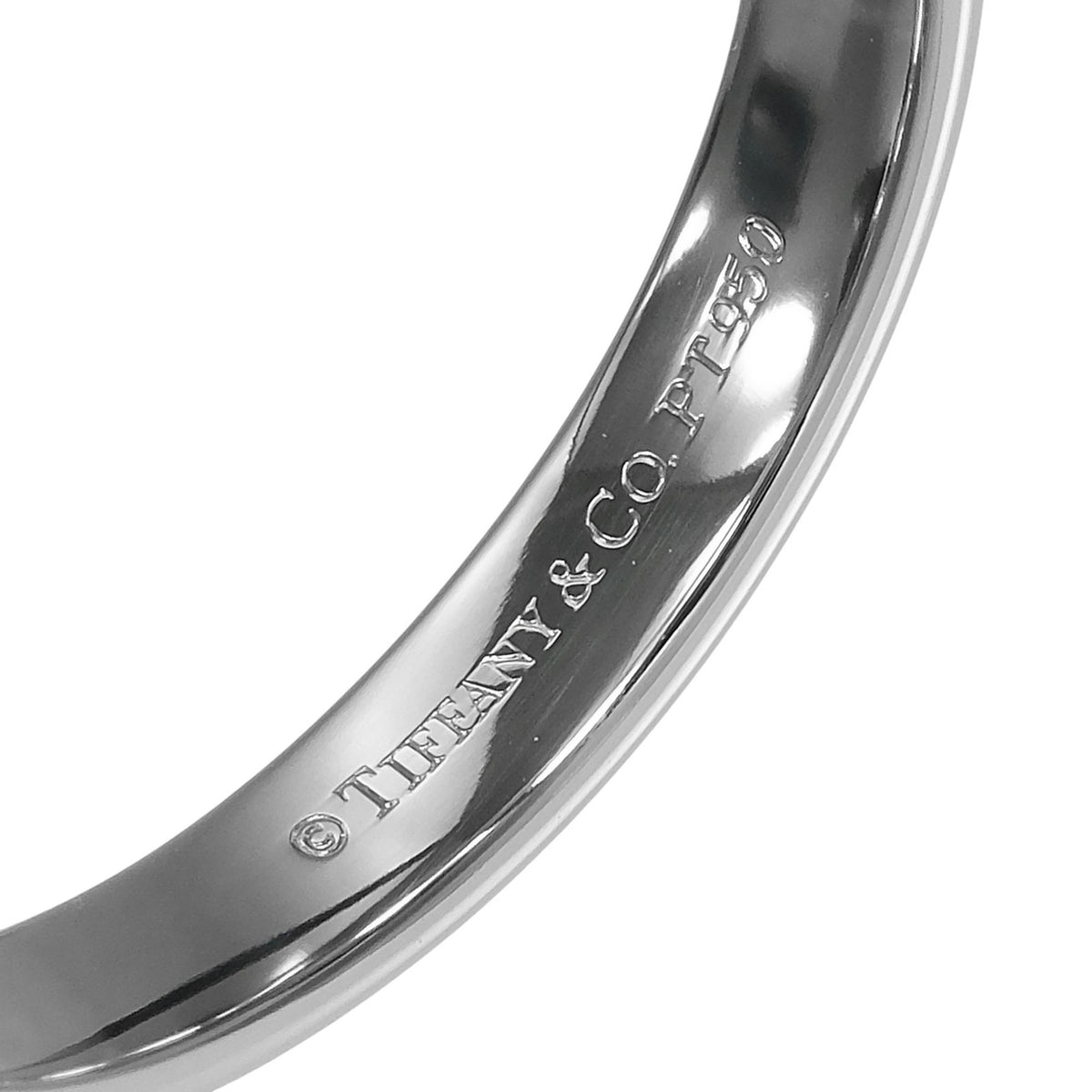 Tiffany Platinum 950 Band Ring (Pre-Owned)