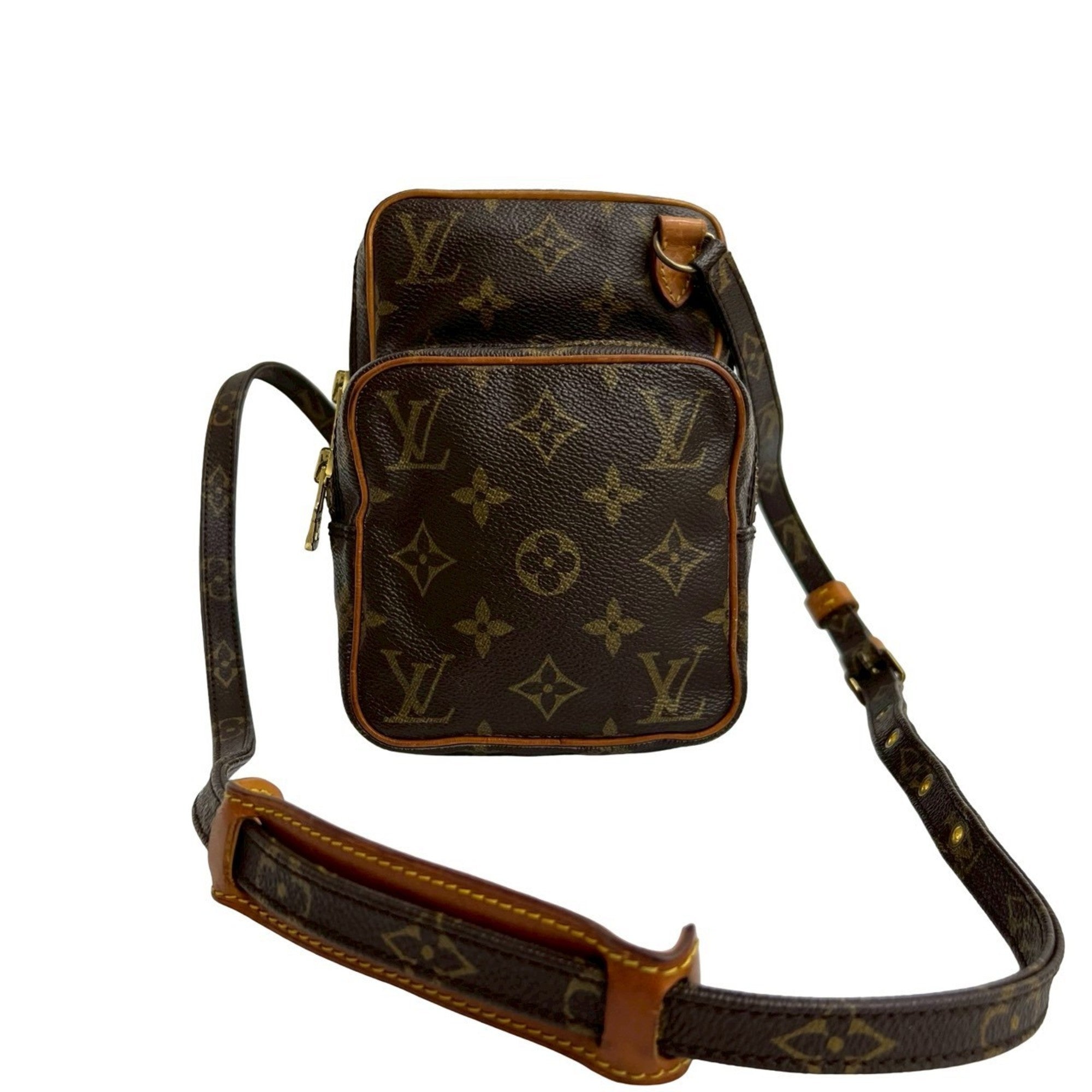 Louis Vuitton Brown Leather Pvc Pochette Shoulder Bag (Pre-Owned)