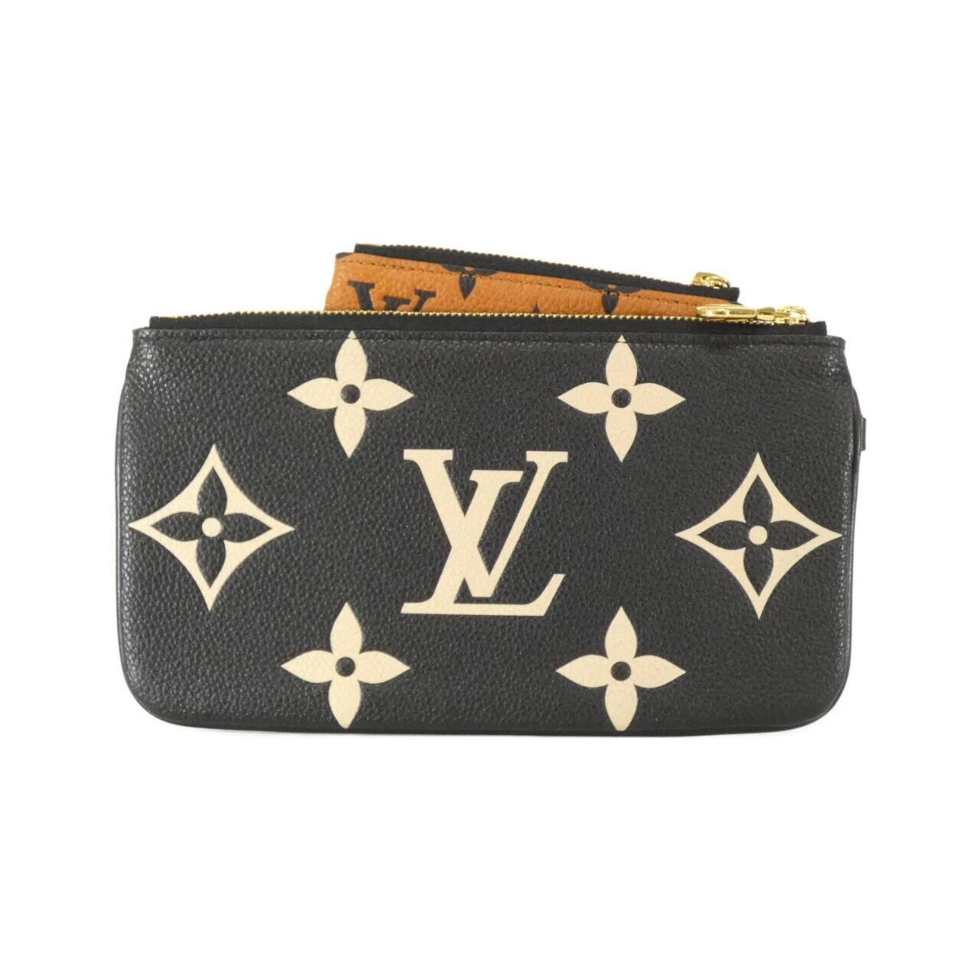 Louis Vuitton Black Leather Pochette Pouch (Pre-Owned)