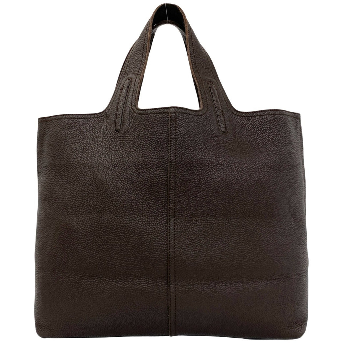 Bottega Veneta Brown Leather Handbag Tote Bag (Pre-Owned)