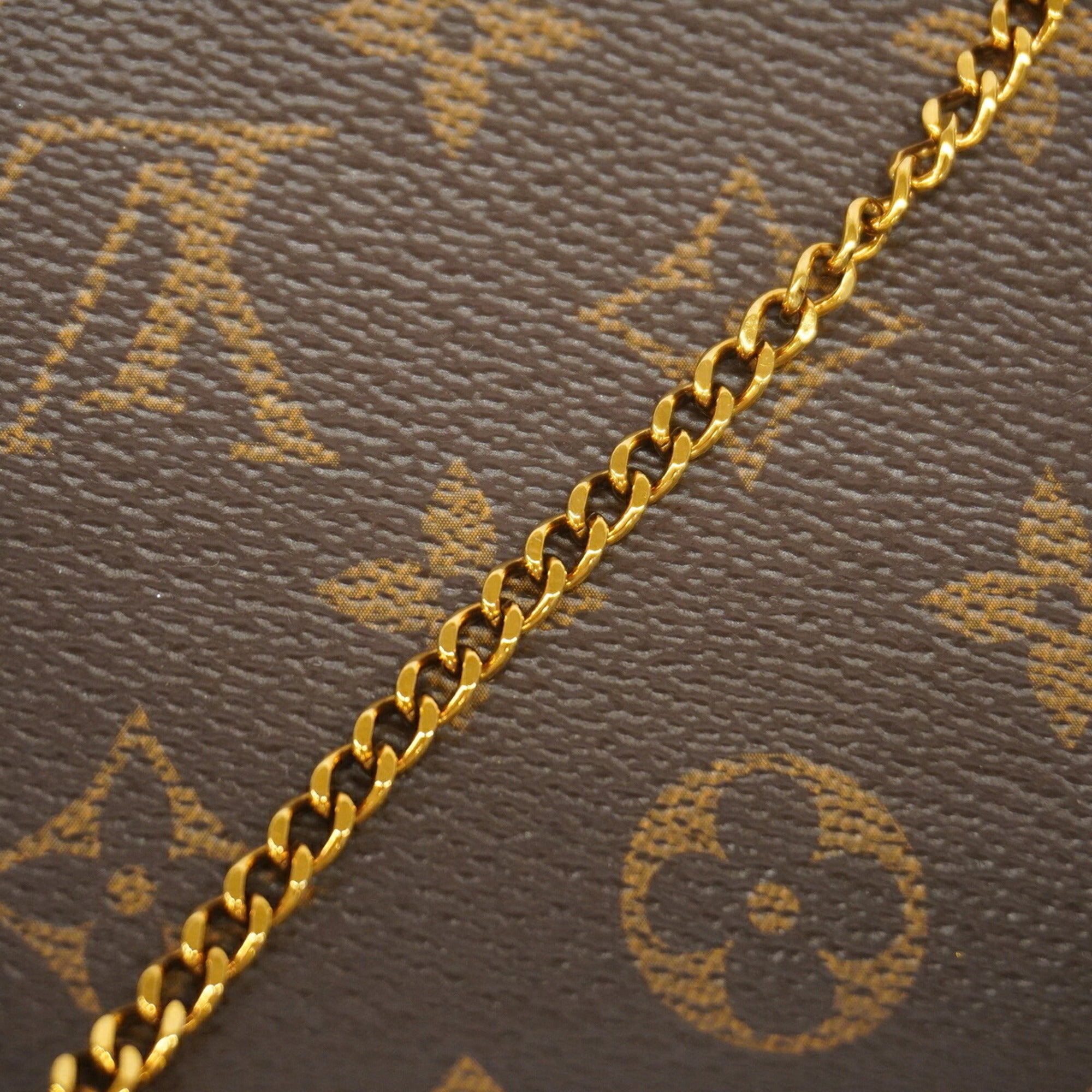 Louis Vuitton Brown Pouch (Pre-Owned)