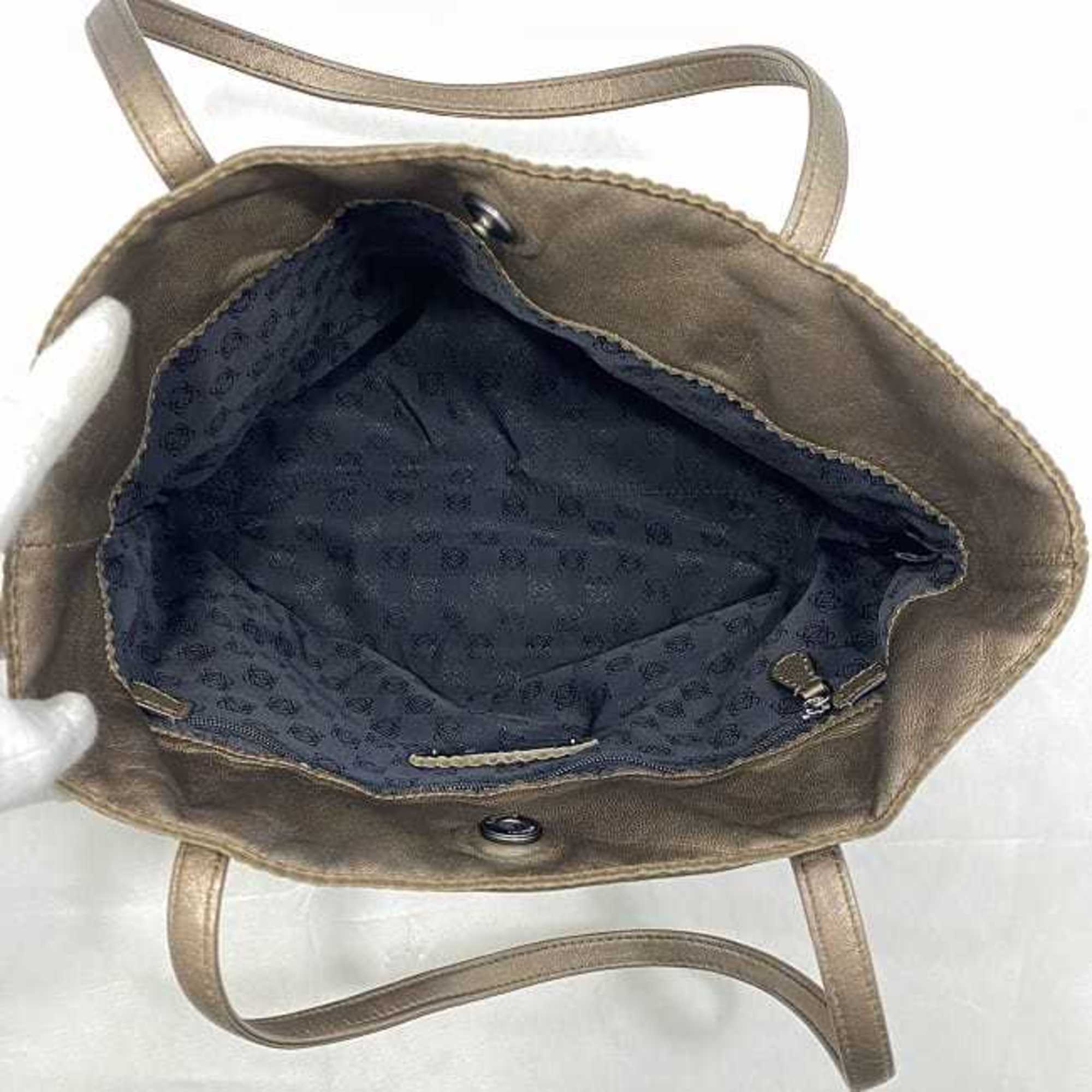 Loewe Brown Nappa Leather Leather Tote Bag (Pre-Owned)