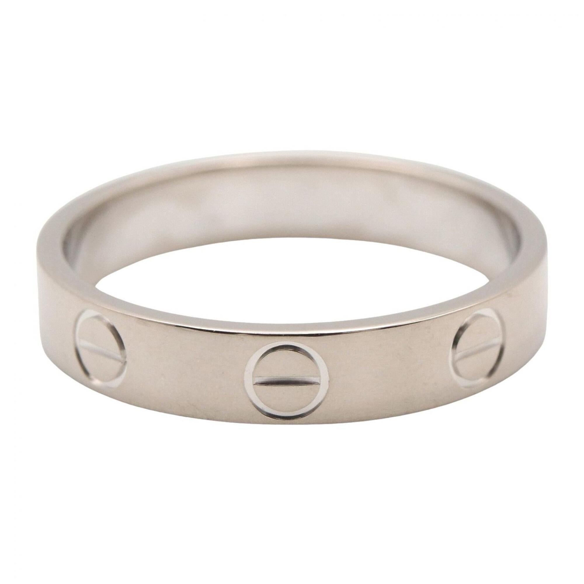 Cartier White Gold White Gold (18K) Band Ring (Pre-Owned)