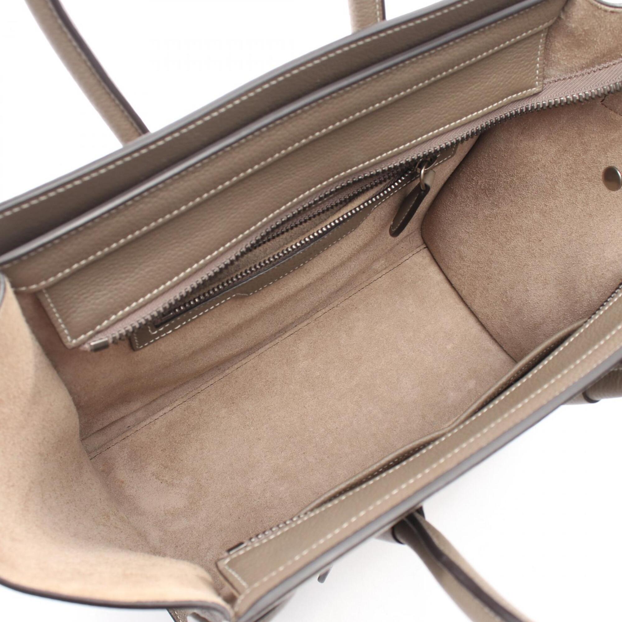 Celine Beige Leather Handbag (Pre-Owned)