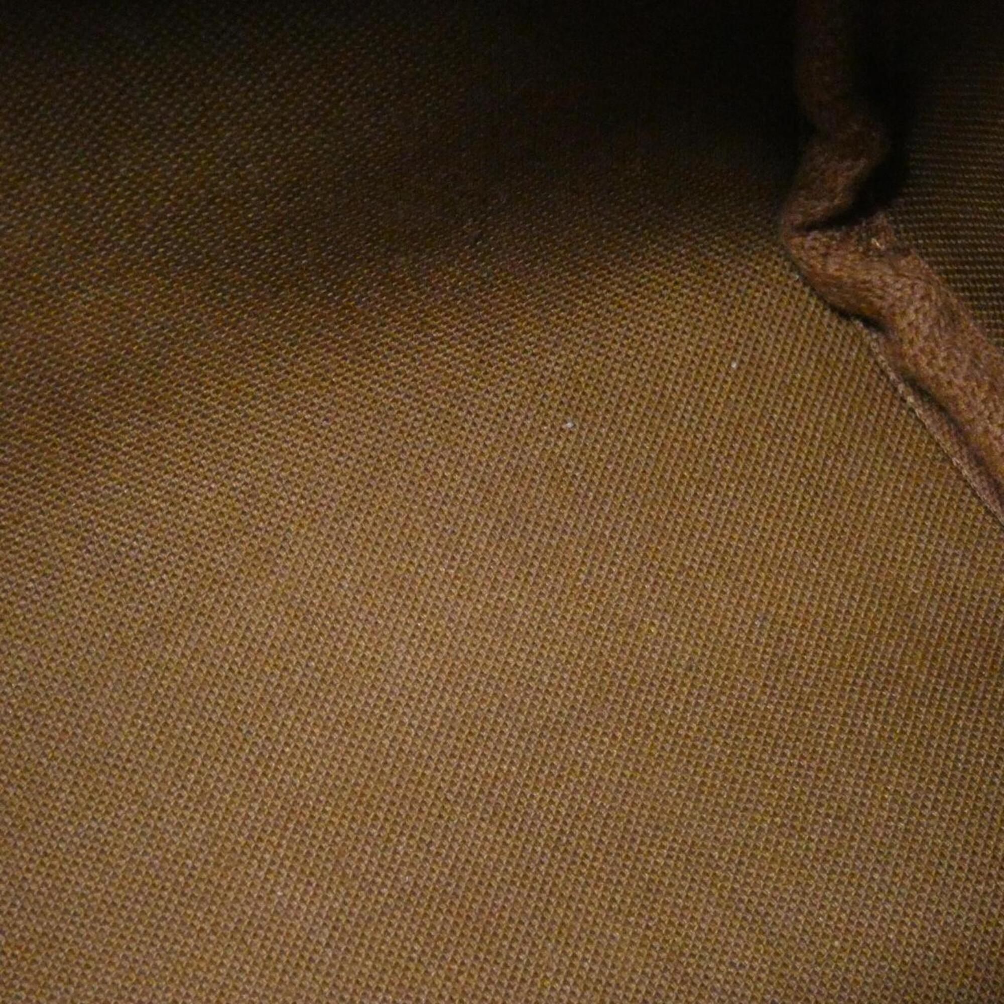 Louis Vuitton Marron Coated Canvas Boston Bag (Pre-Owned)