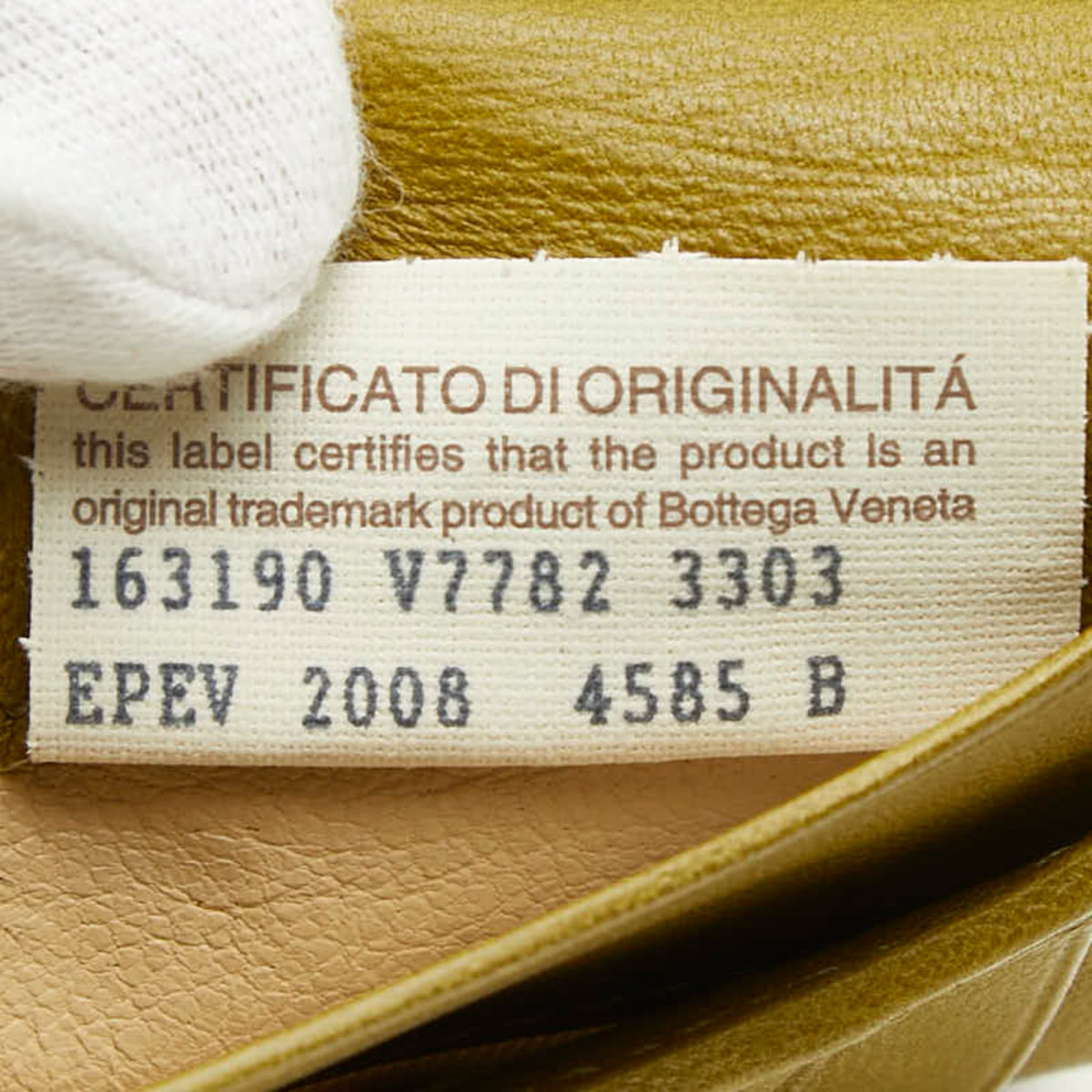 Bottega Veneta Green Intrecciato Long Wallet (Bi-Fold) (Pre-Owned)