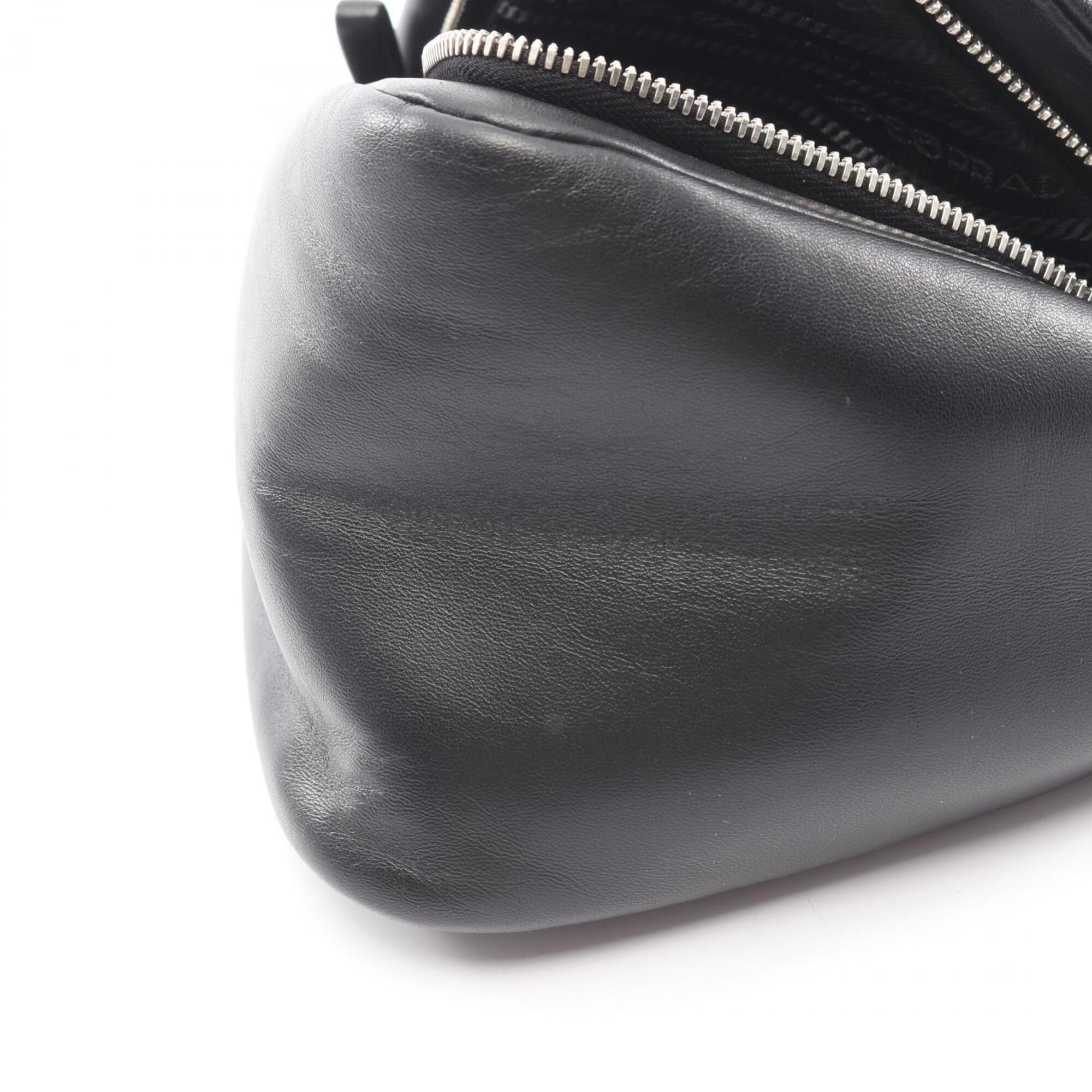 Prada Black Leather Handbag (Pre-Owned)