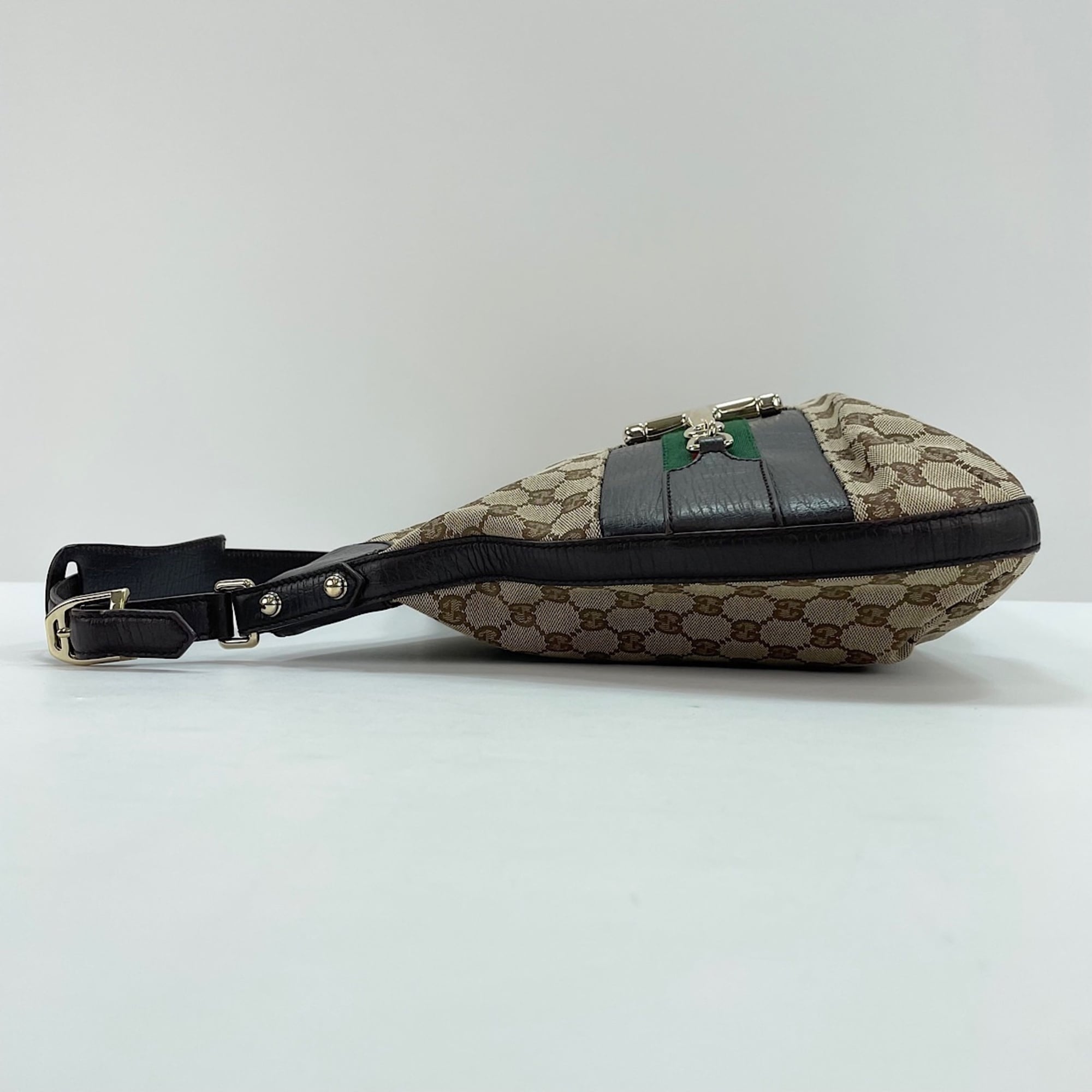 Gucci Sherry Line Brown Shoulder Bag (Pre-Owned)