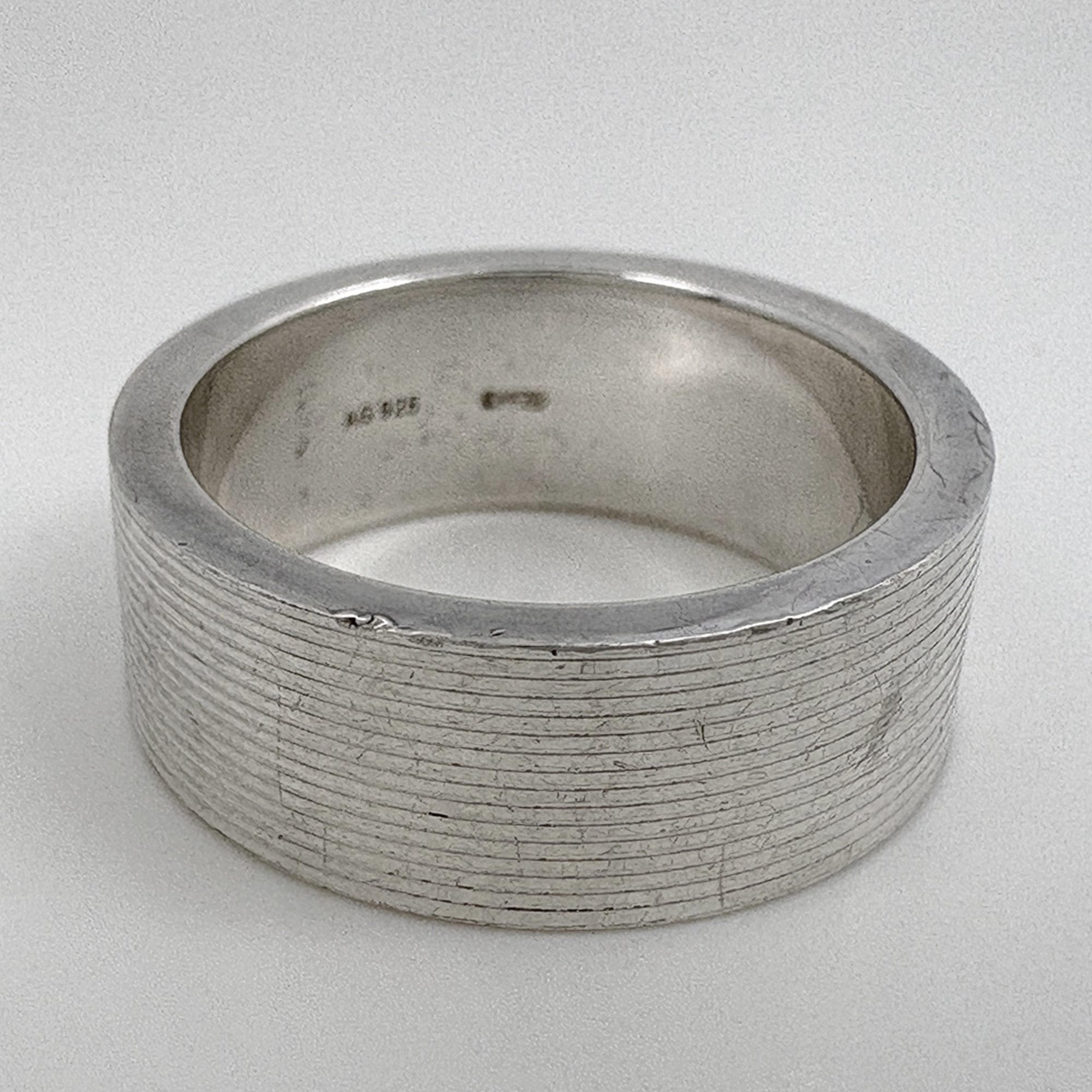 Gucci Silver Silver 925 Band Ring (Pre-Owned)