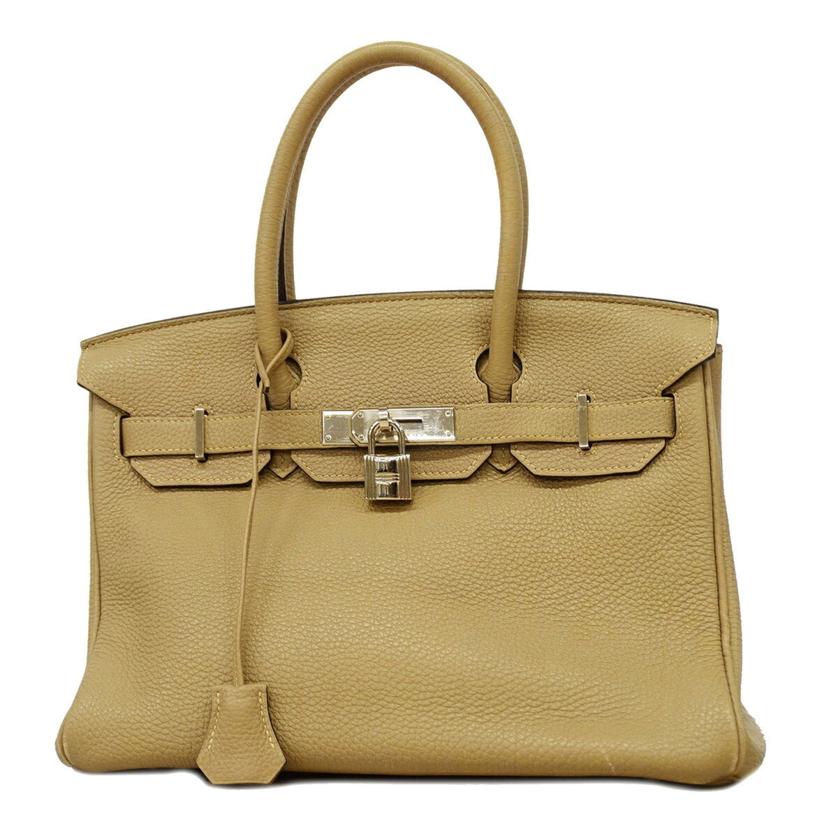 Hermes Gris Tourterelle Togo Leather Handbag (Pre-Owned)
