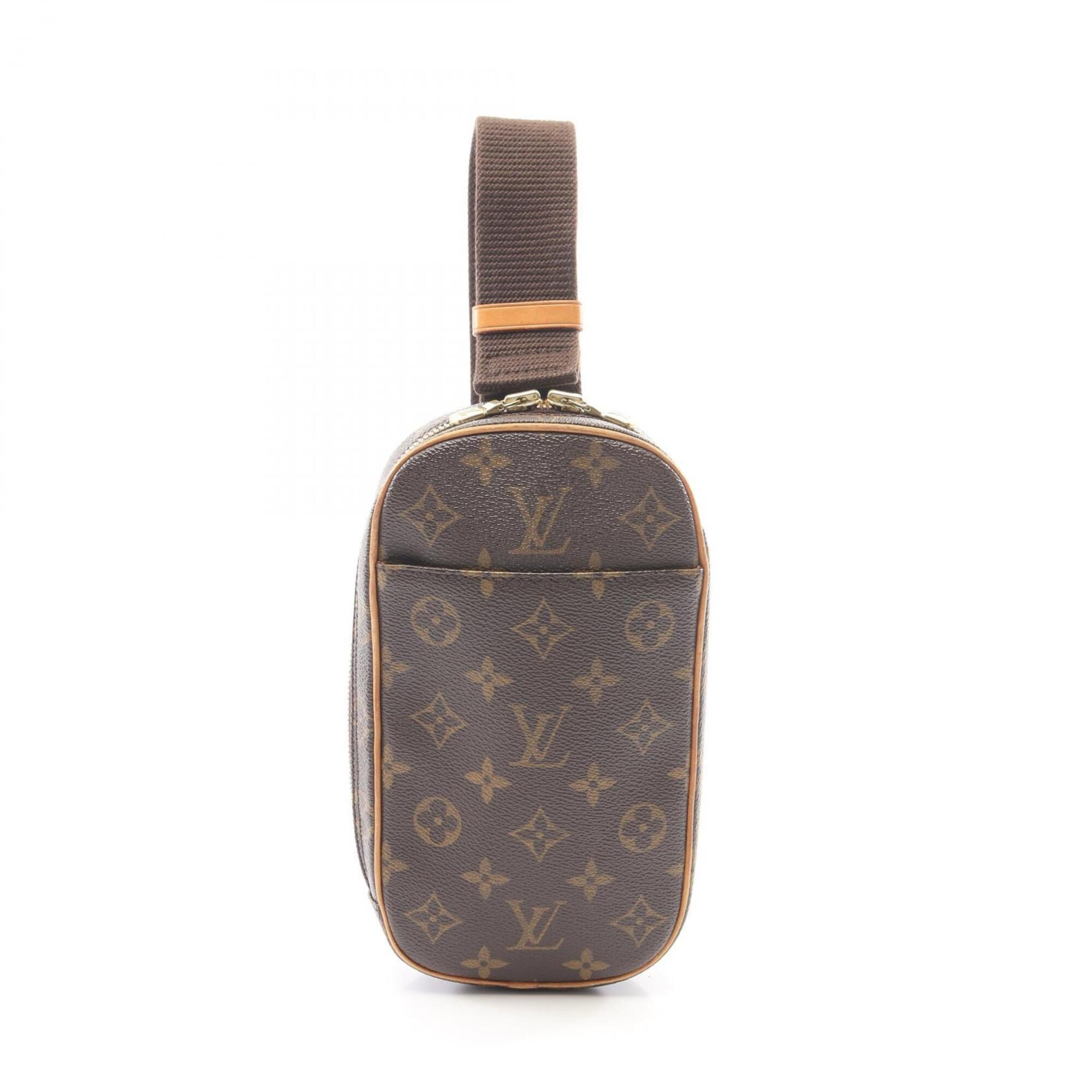 Louis Vuitton Brown Monogram Coated Canvas Leather Fanny Pack Sling Bag (Pre-Owned)