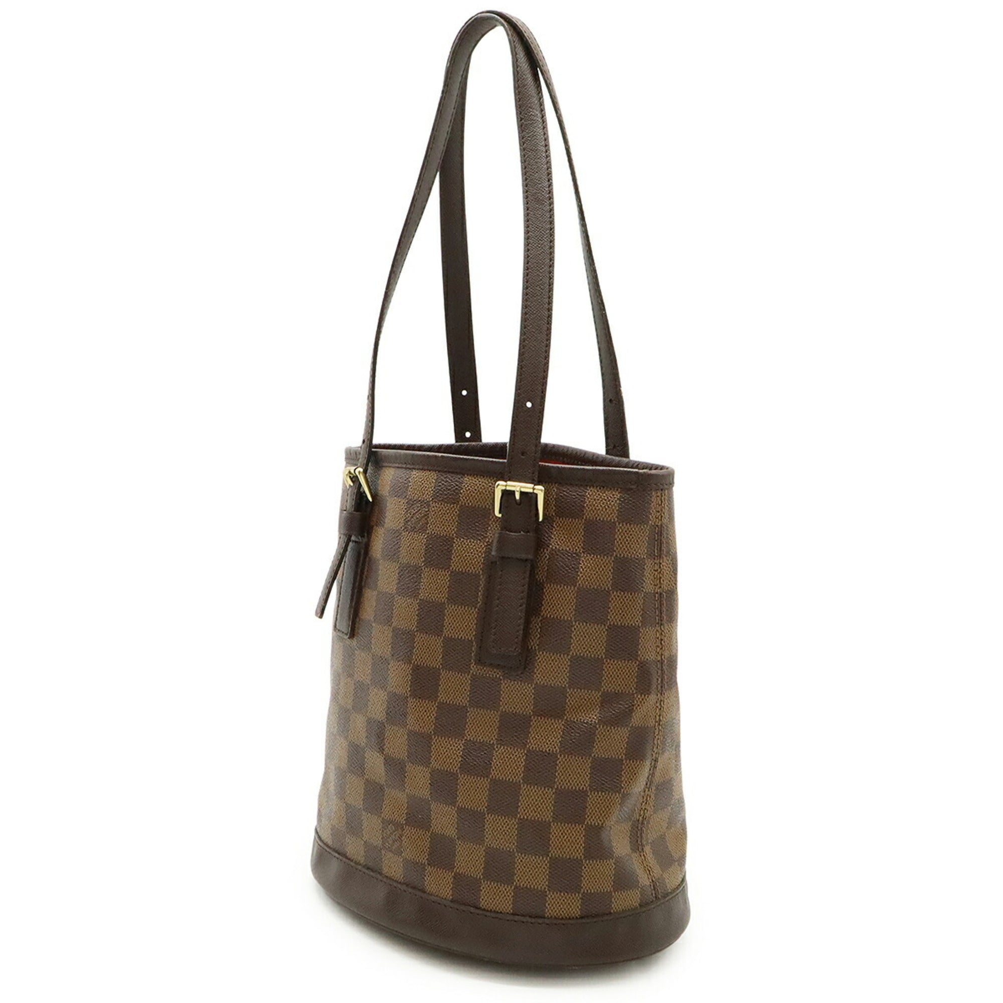 Louis Vuitton Brown Damier Canvas Pvc Shoulder Bag Tote Bag (Pre-Owned)